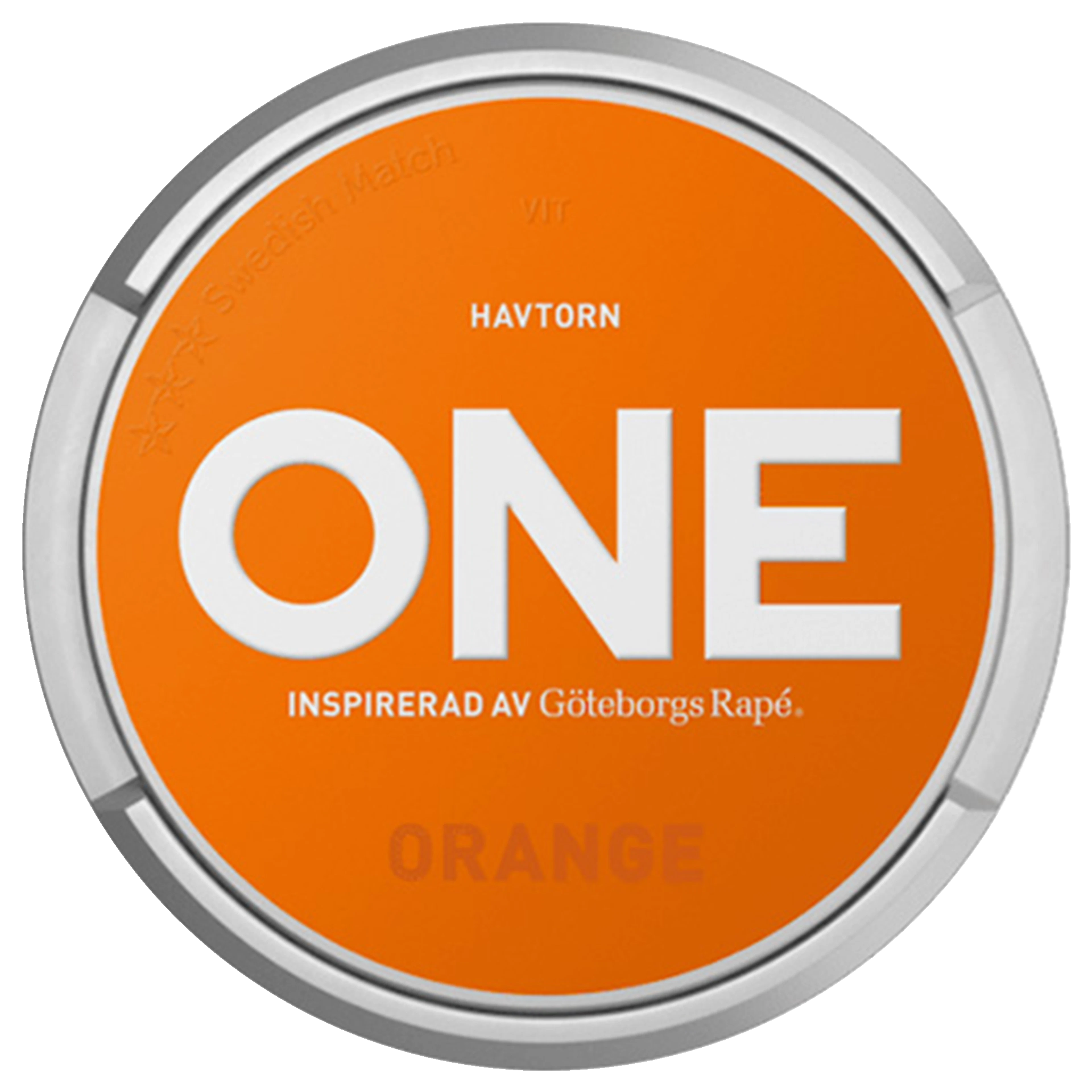 One Orange White Portion