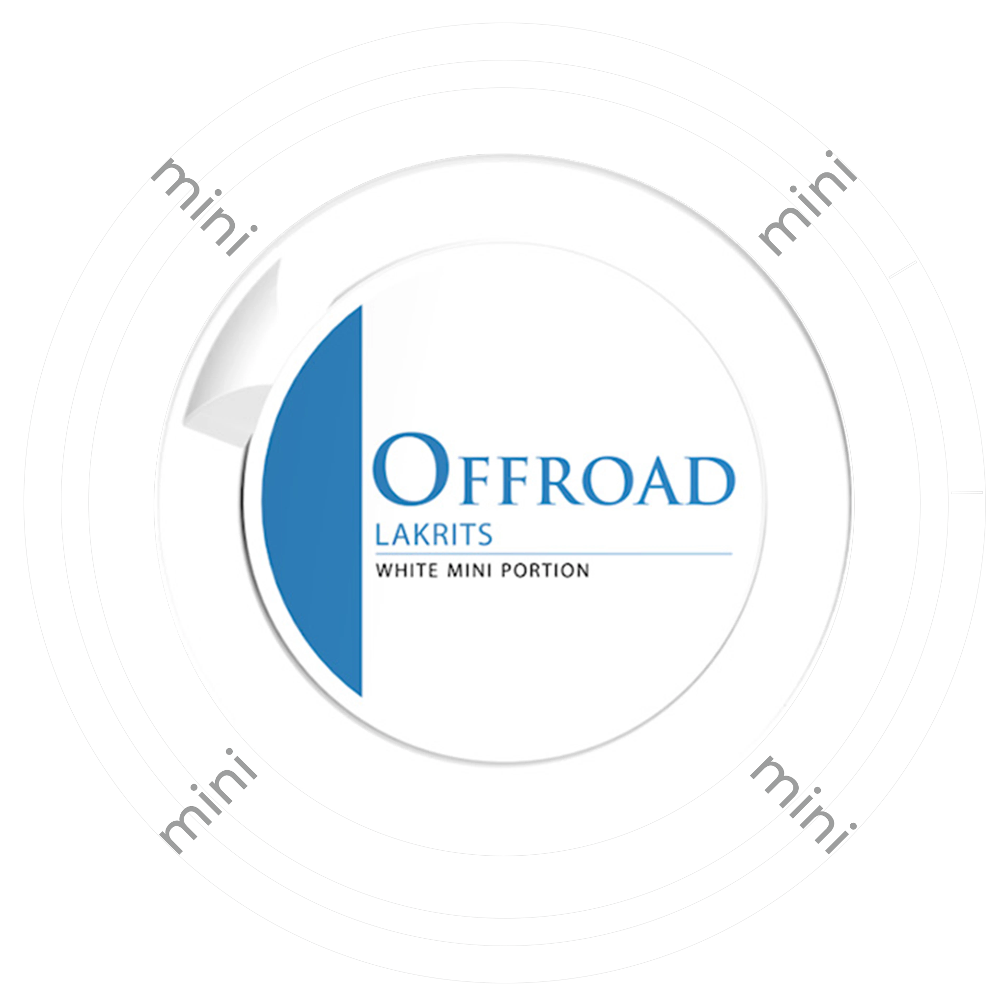 Offroad Lakrits White Mini Portion