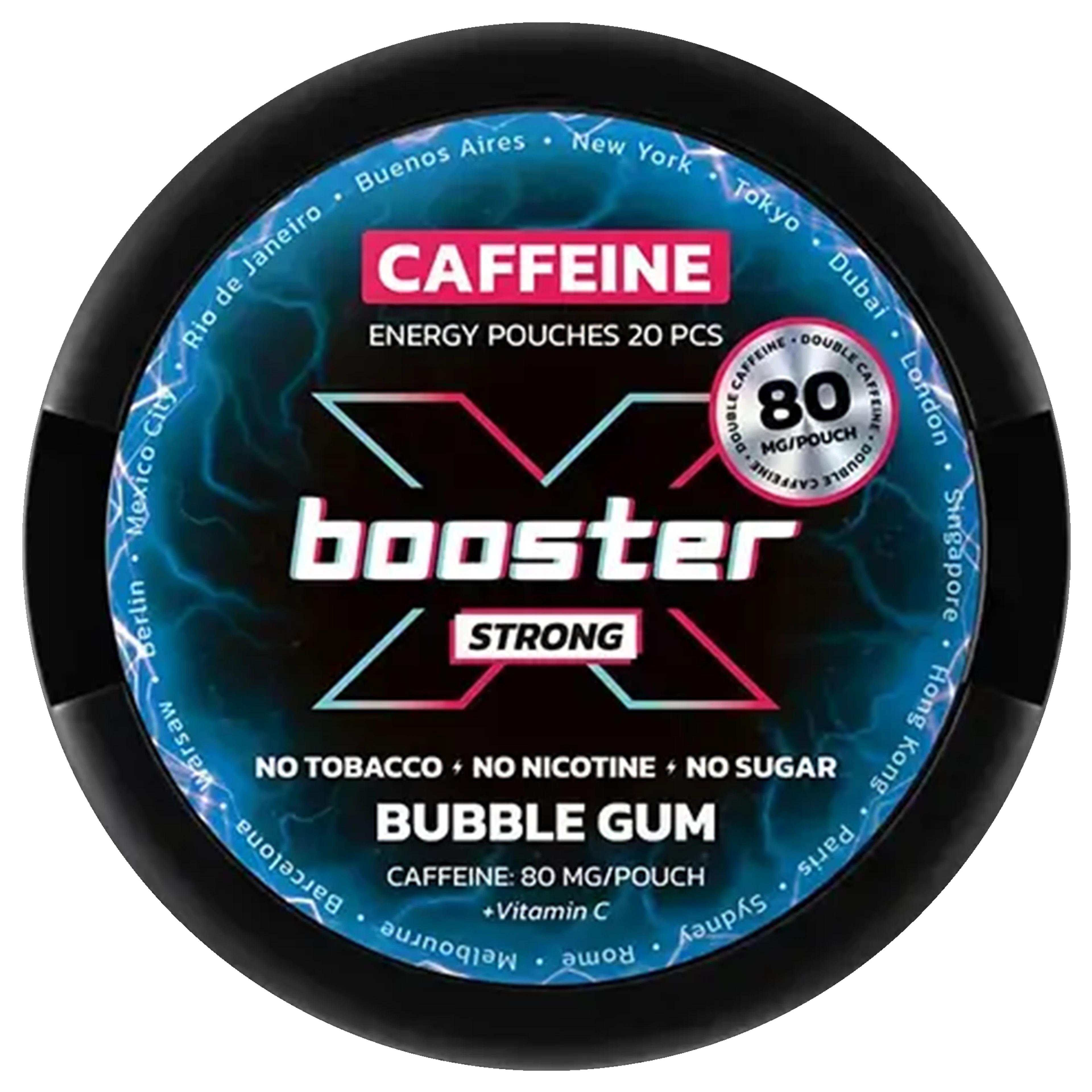 X-Booster Bubble Gum Strong Koffein Snus