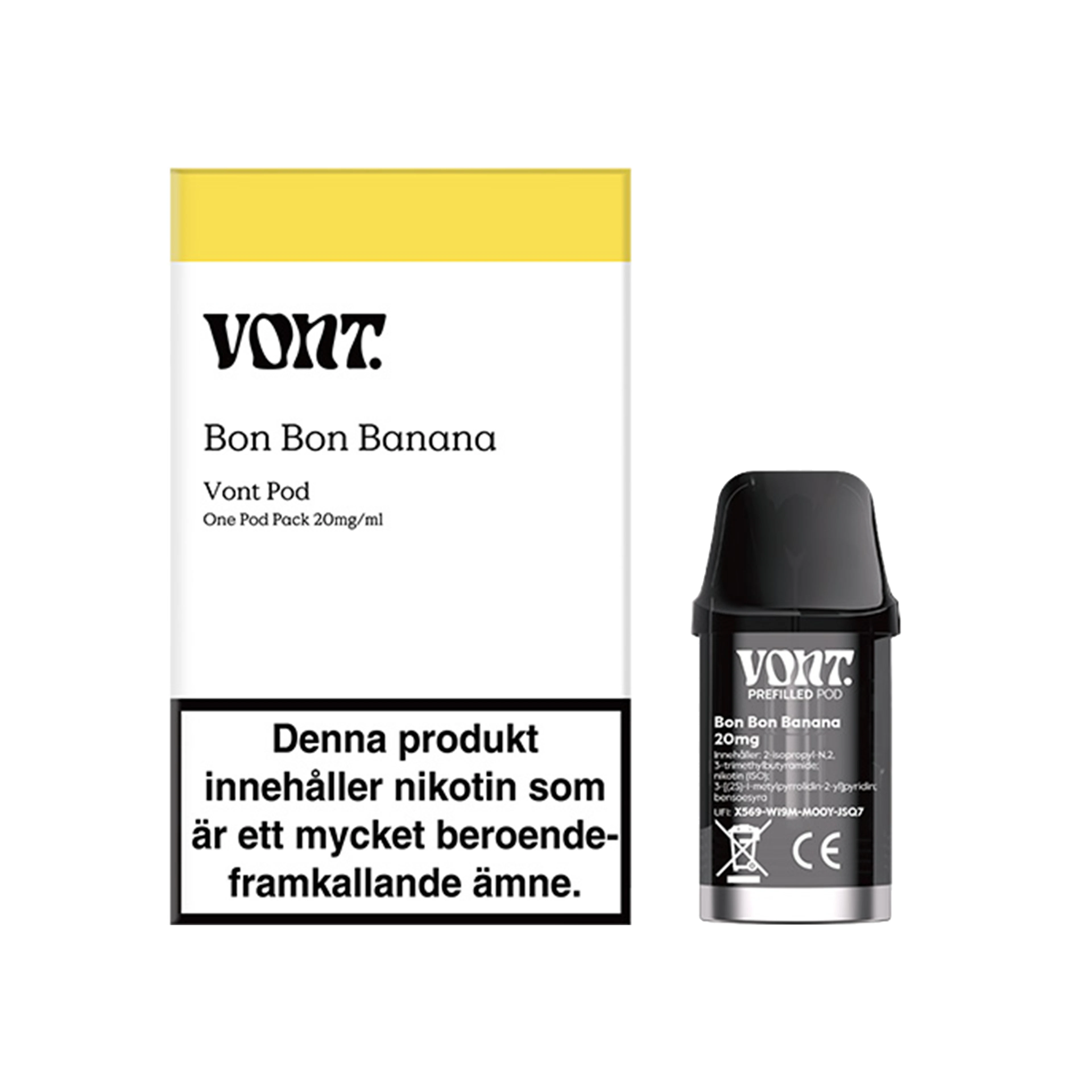 Vont Pod Bon Bon Banana 1000 20mg