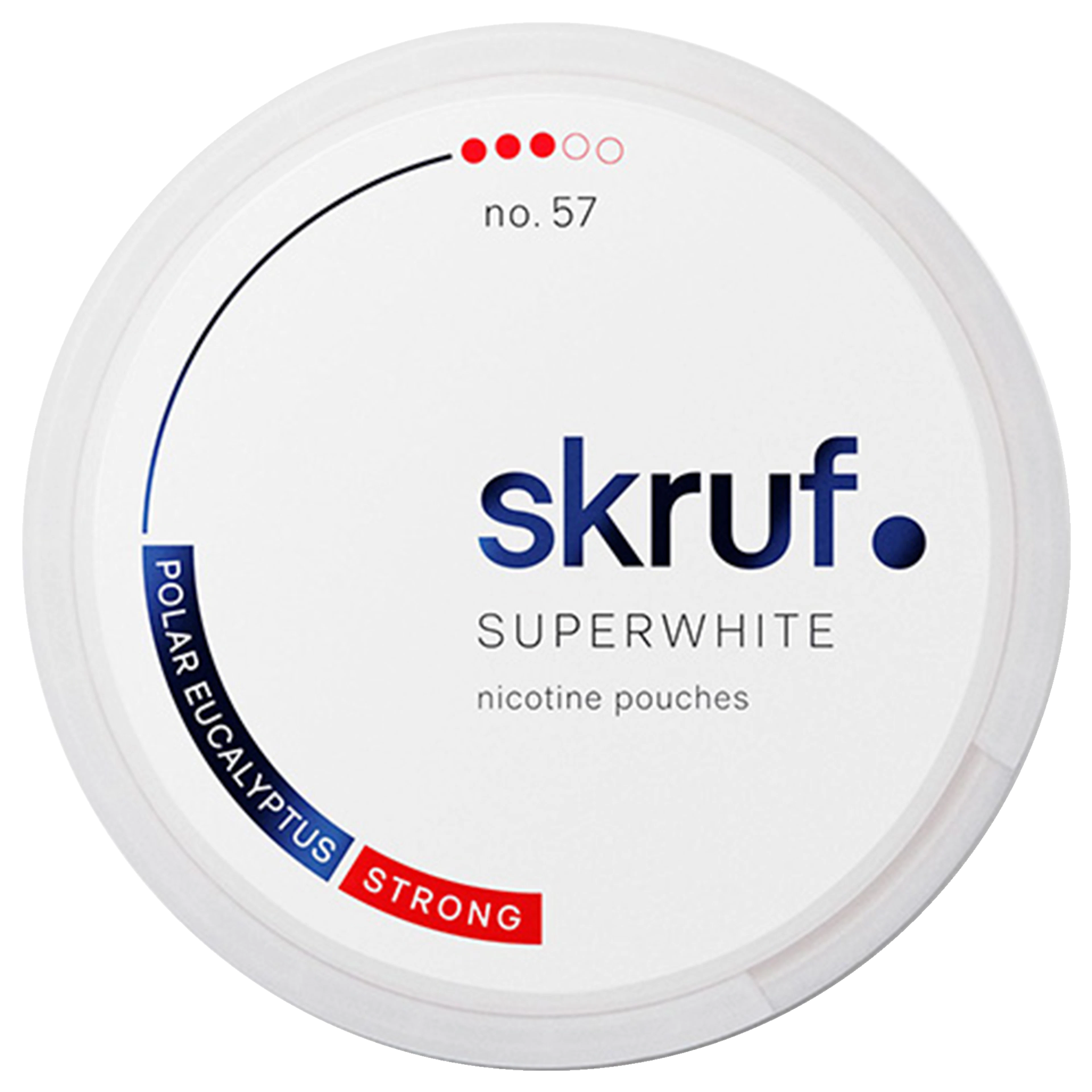 Skruf Super White No. 57 Polar Eucalyptus #3 Stark