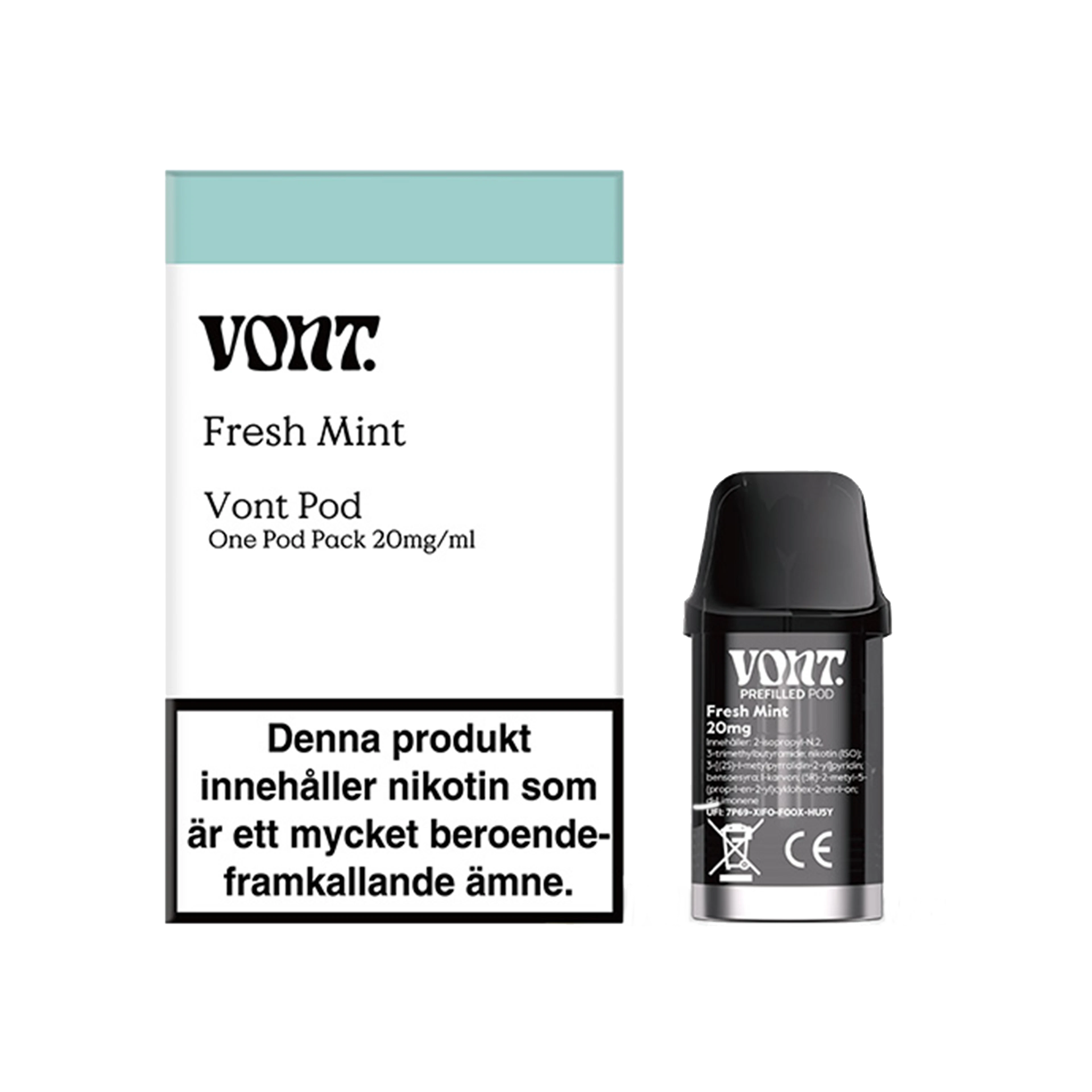 Vont 1-Pod Pack Fresh Mint 1000 20mg