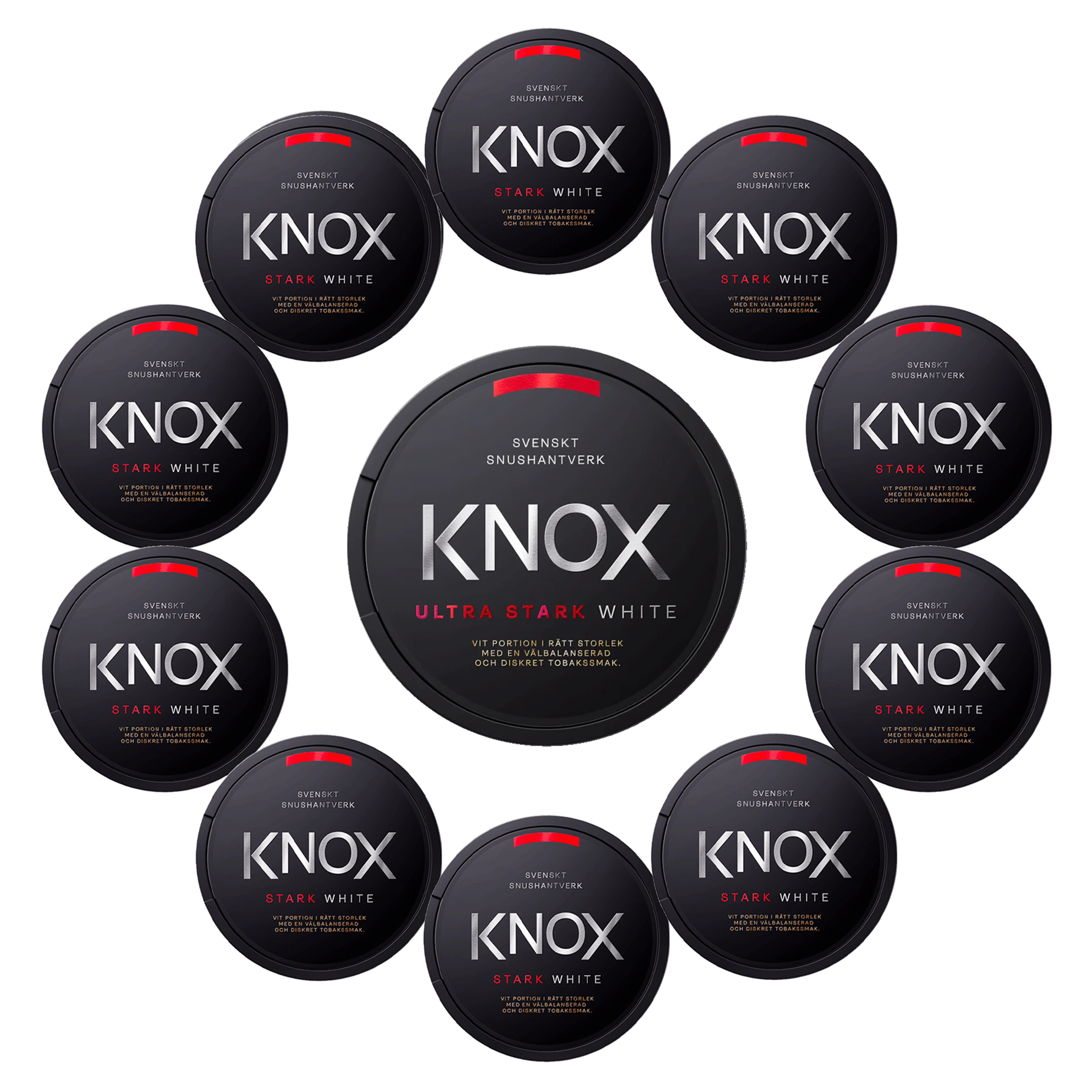 Knox Stark Vit Portion+Knox Ultra Stark White 11-p