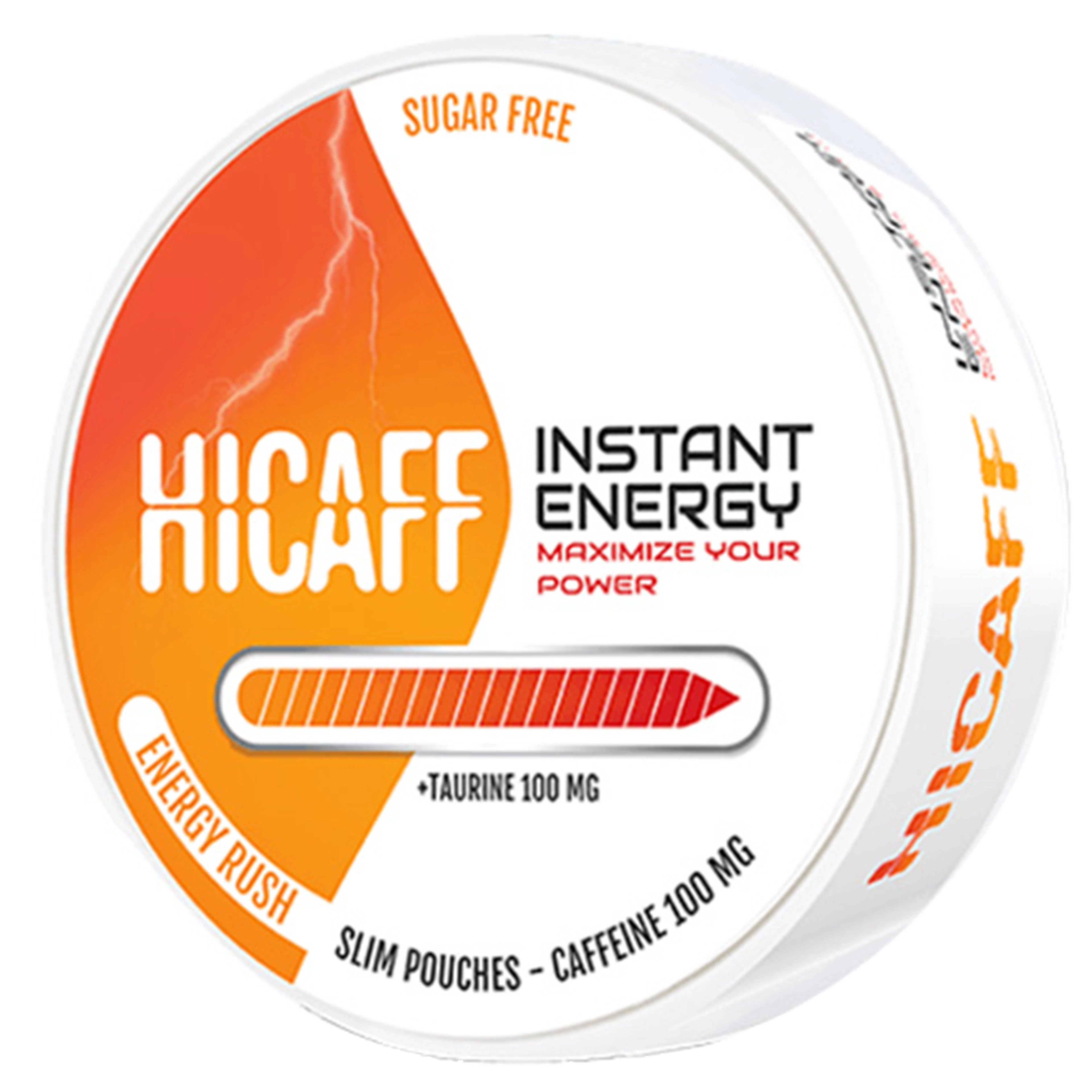 Hicaff Energy Rush Slim Nikotinfritt Koffeinsnus