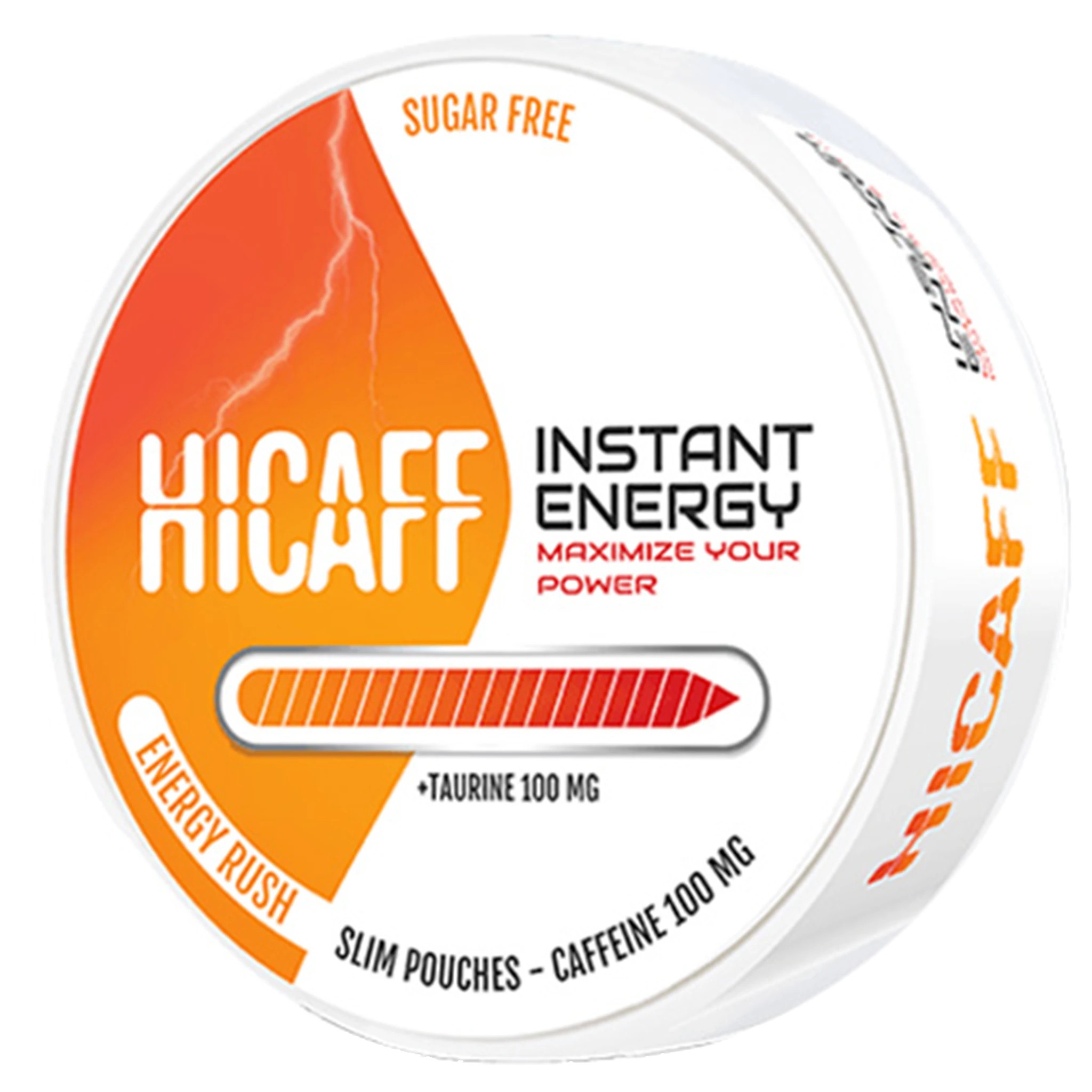 Hicaff Energy Rush Slim Nikotinfritt Koffeinsnus