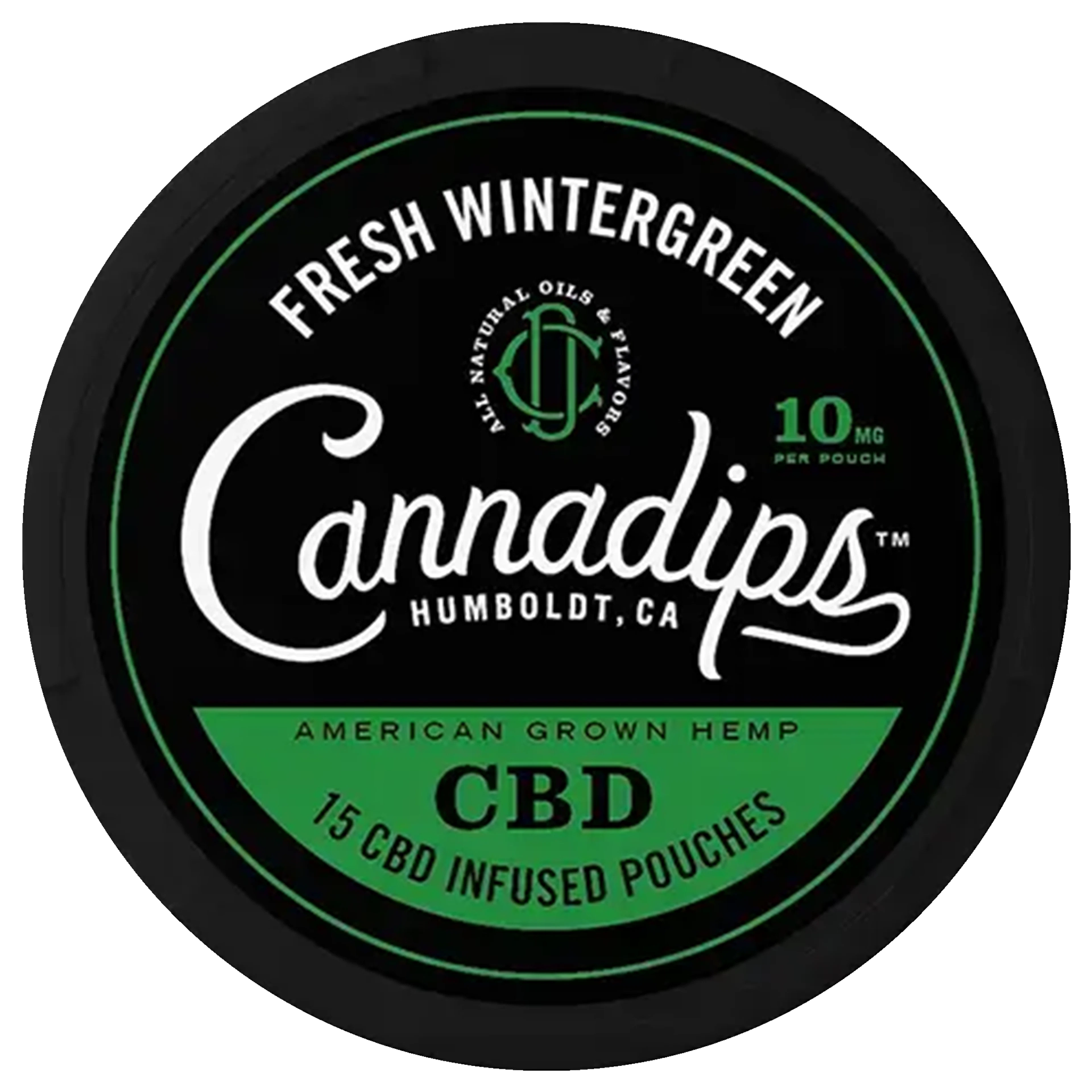 Cannadips Fresh Wintergreen 10 mg CBD