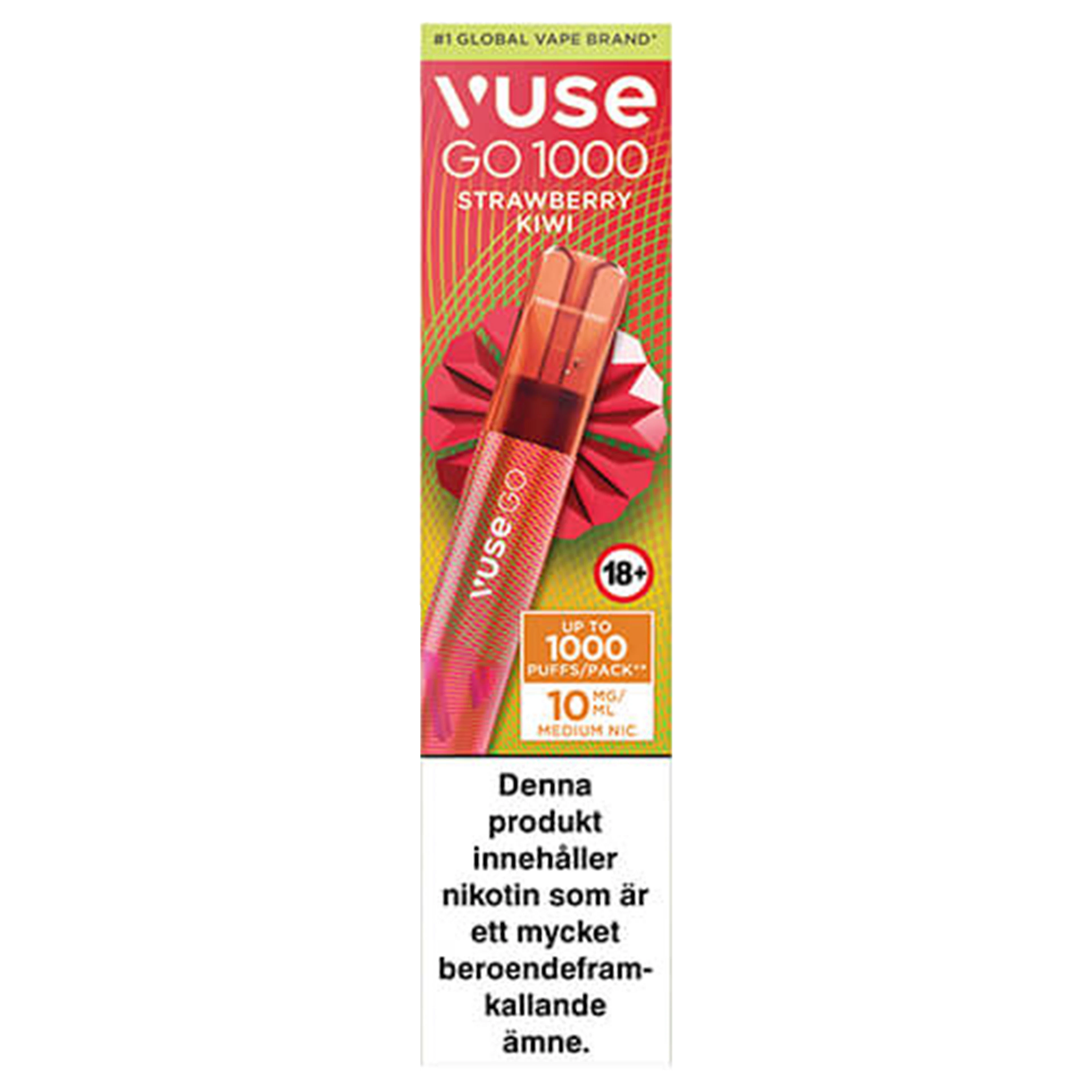 Vuse Go Strawberry Kiwi 1000 10 mg