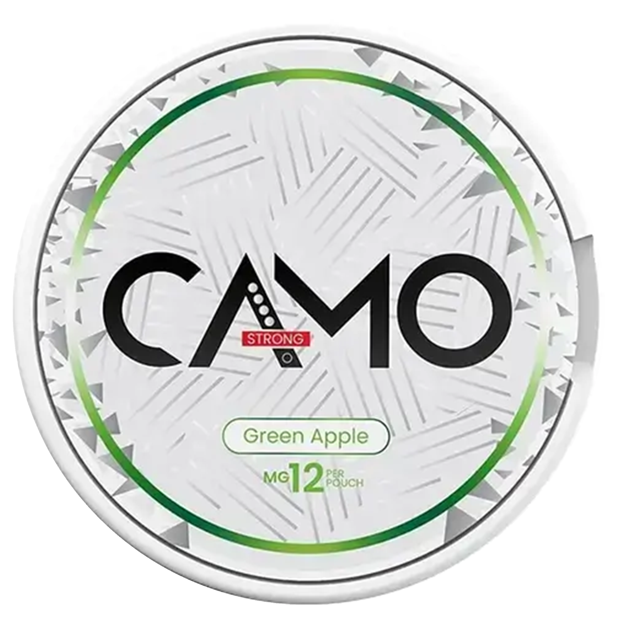 Camo green apple 12 mg slim vitt snus