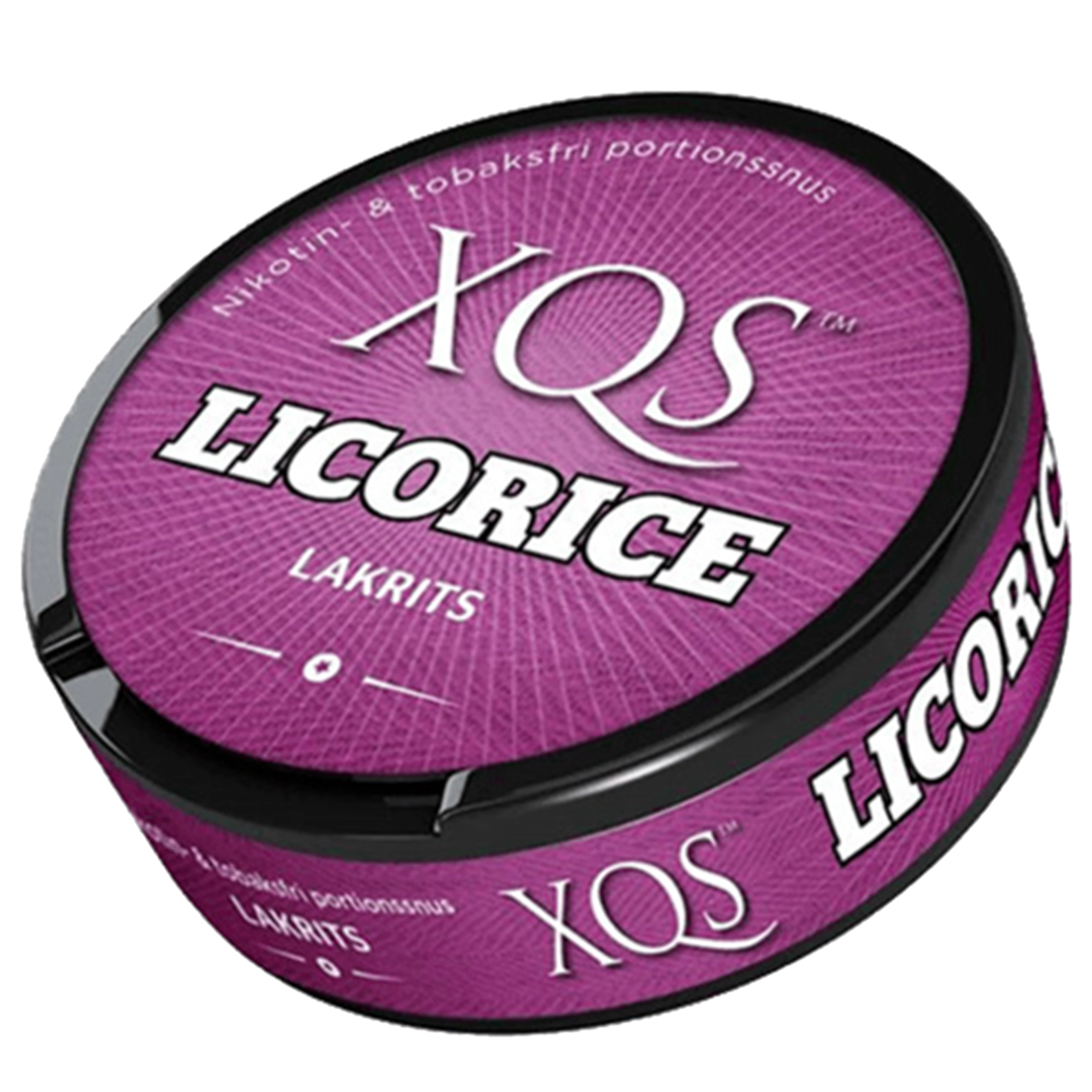 XQS Licorice Nikotinfritt Portionssnus