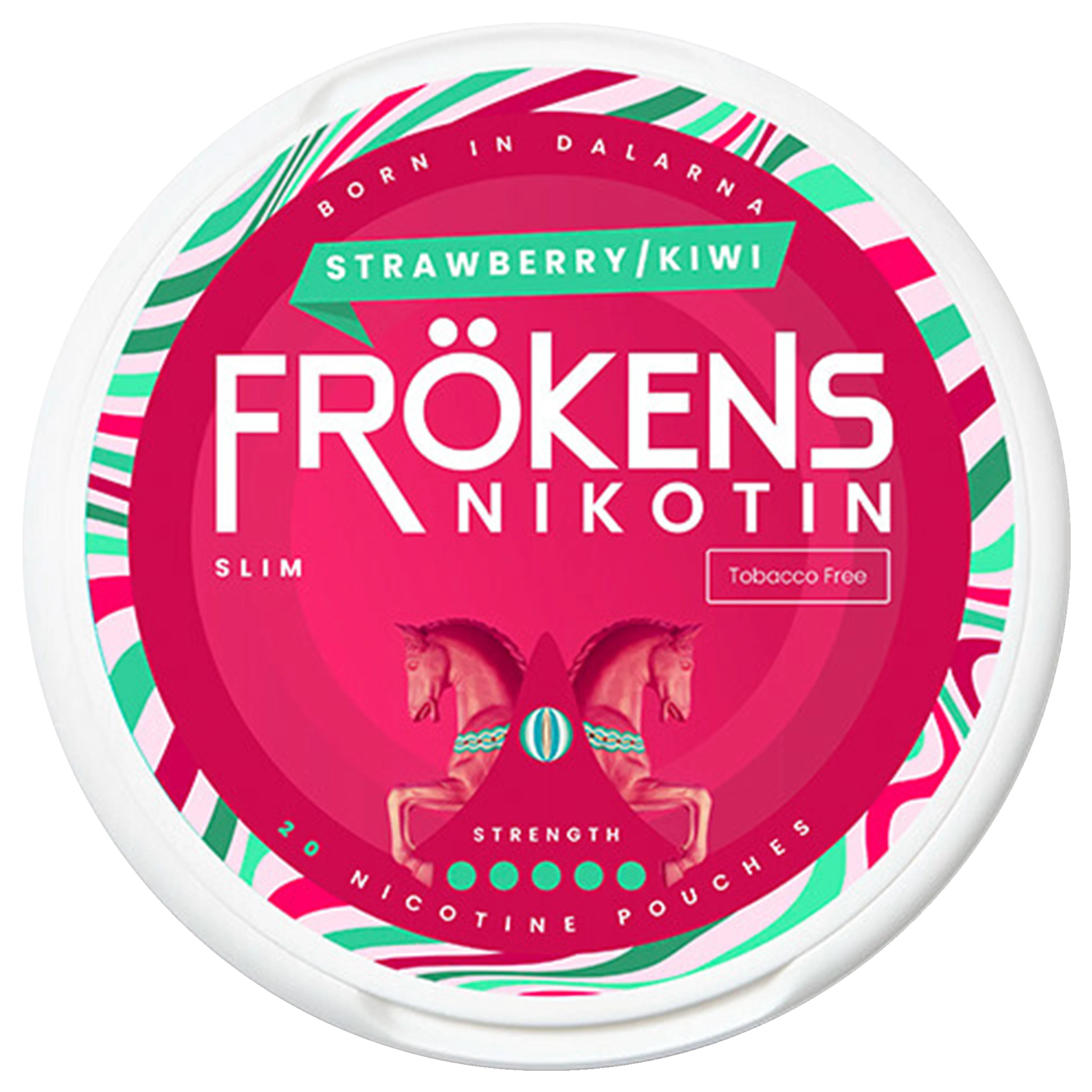 Frökens Nikotin Strawberry / Kiwi Stark