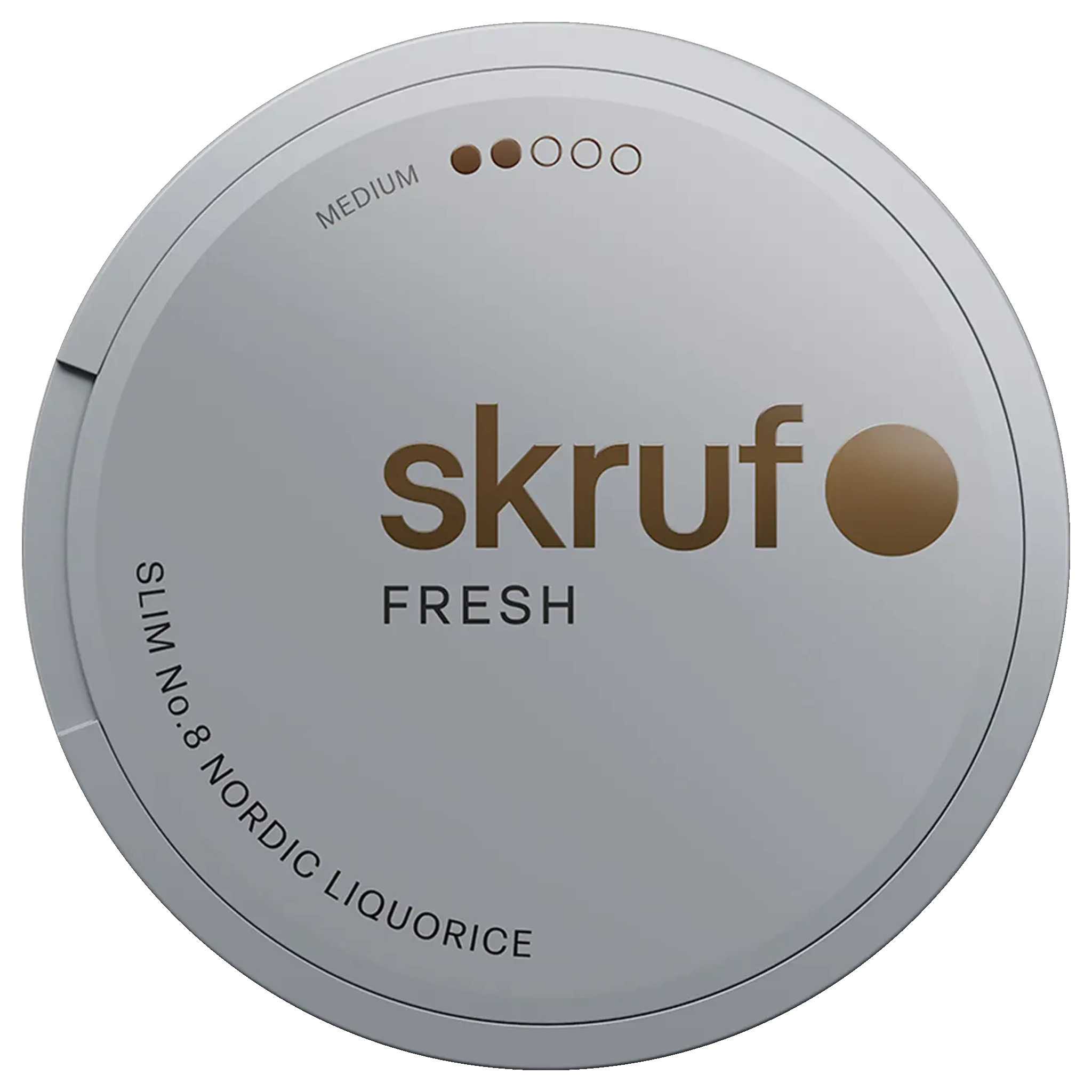 Skruf No. 08 Nordic Liquorice Slim White Portion - nikotinpåsar