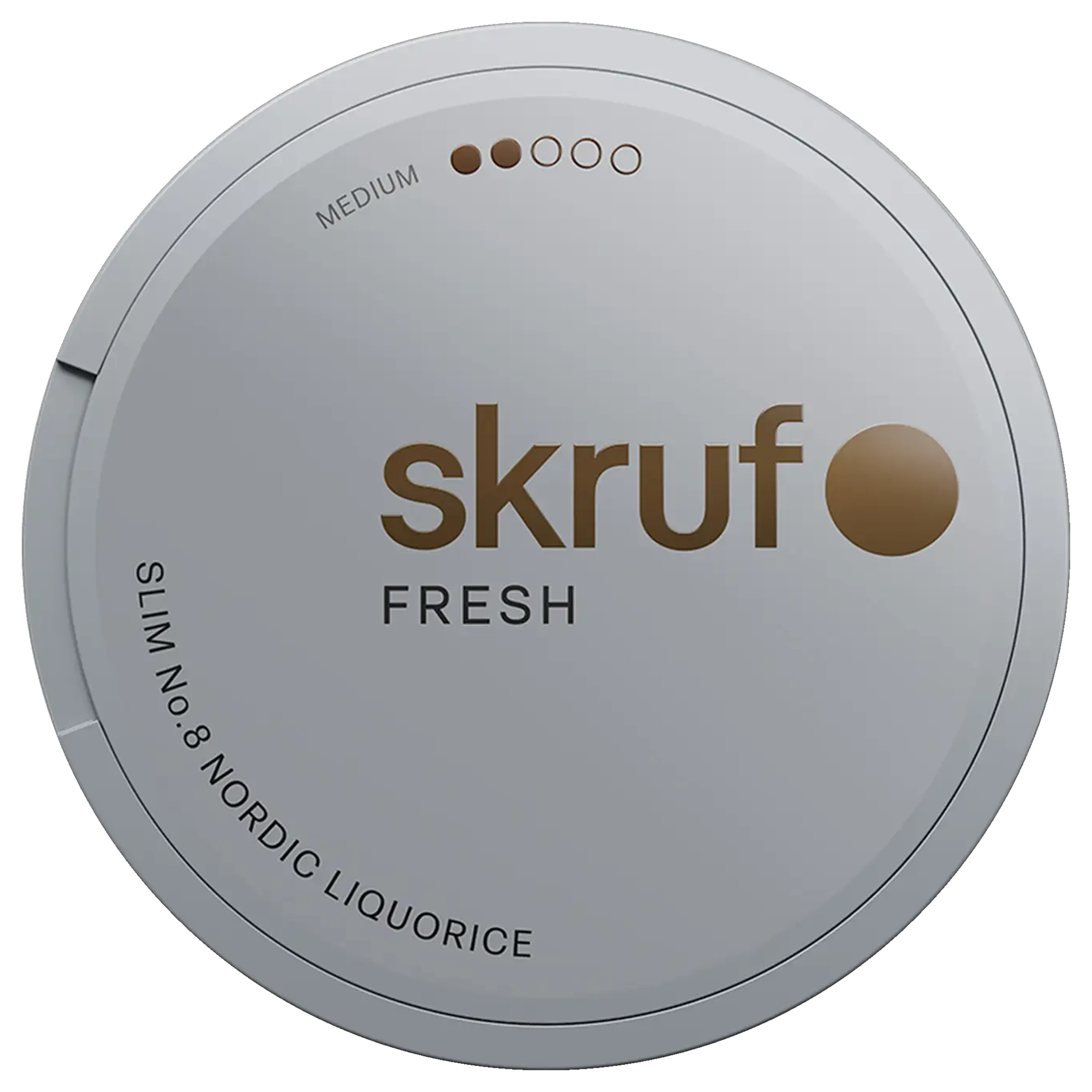 Skruf No. 08 Nordic Liquorice Slim White Portion
