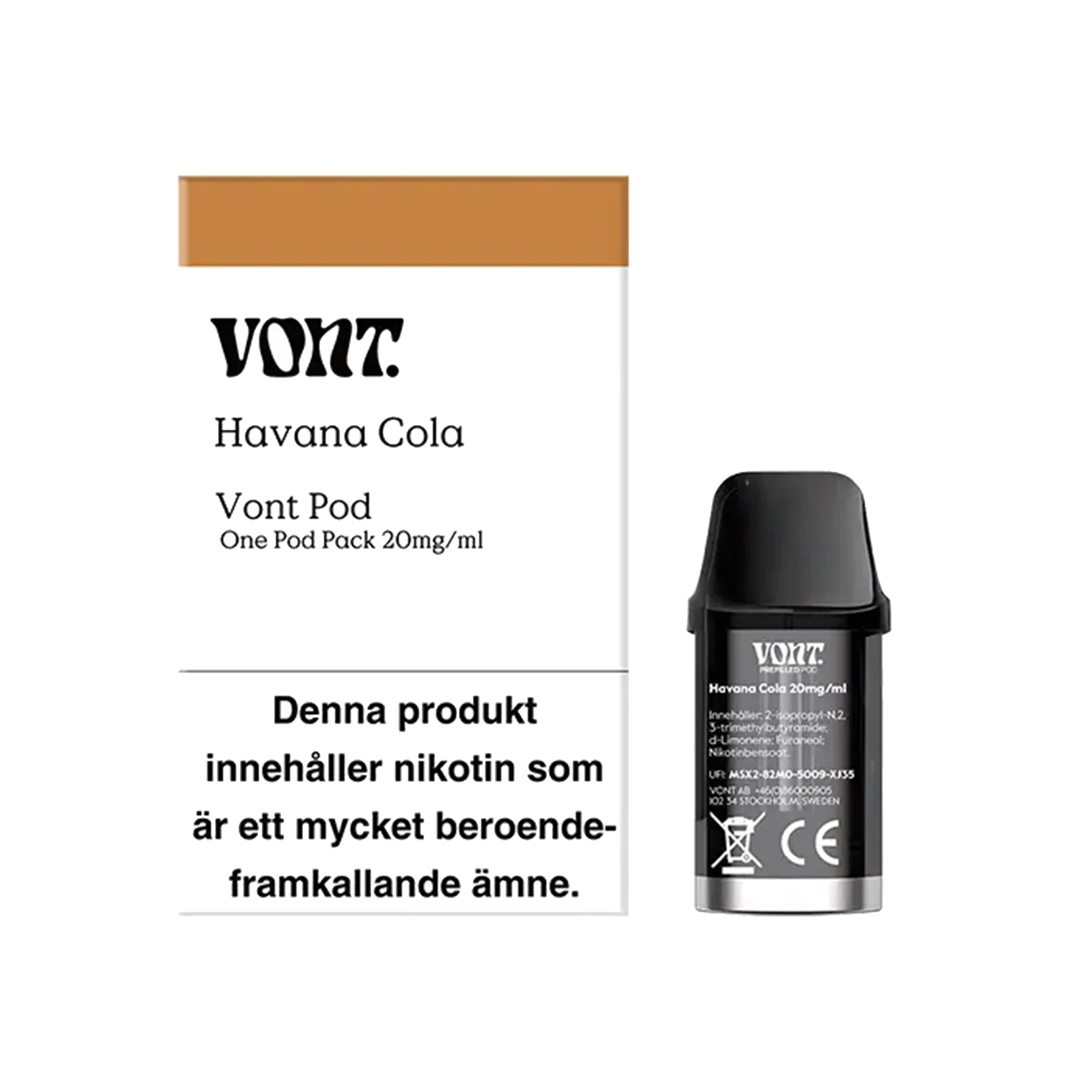 Vont 1-Pod Pack Havana Cola 1000 20mg