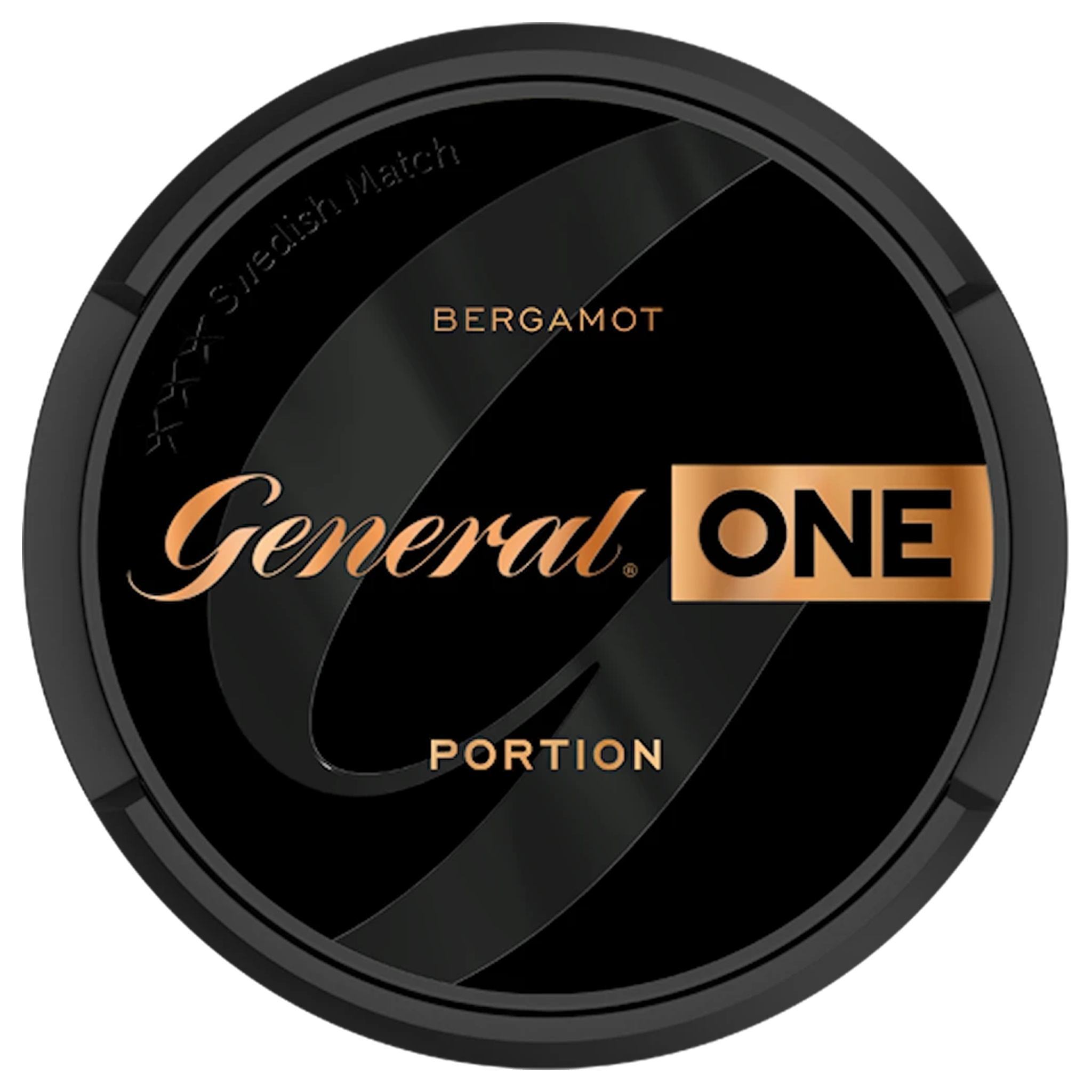 General One Svart Stark Portion - nikotinpåsar