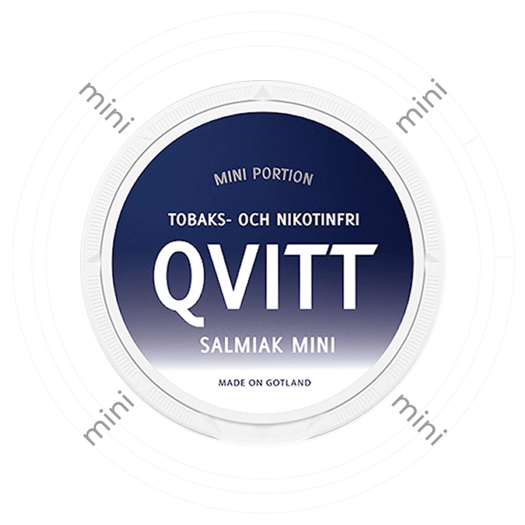 Qvitt Qvitt Salmiak Mini - snus