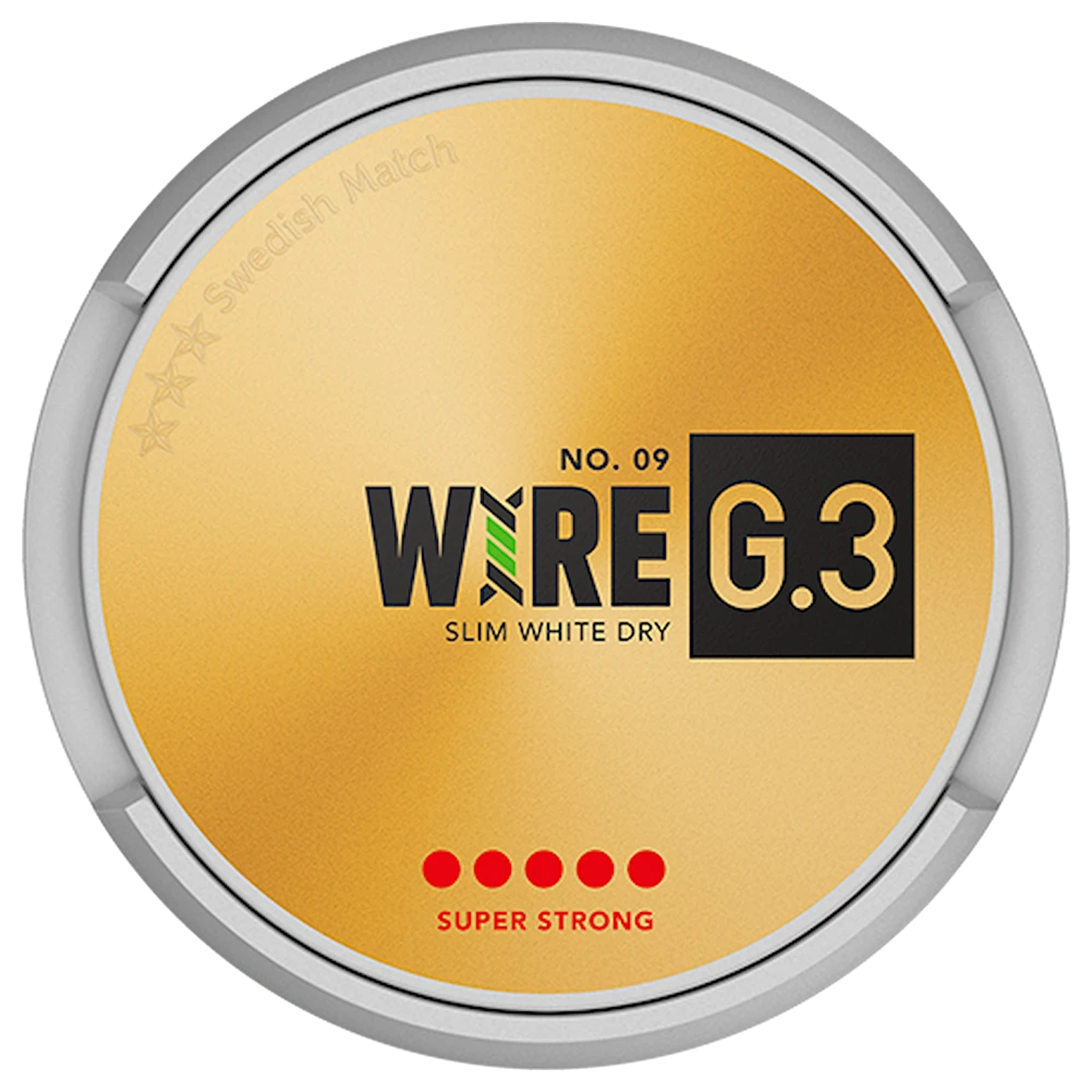 G3 WIRE Super Strong Slim White Dry - nikotinpåsar