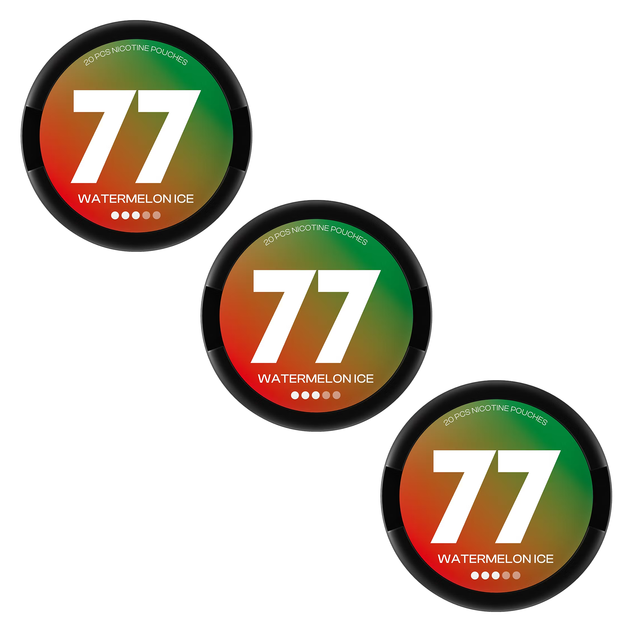 77 77 Nicotine Pouches Watermelon Ice 3 Normal - nikotinpåsar