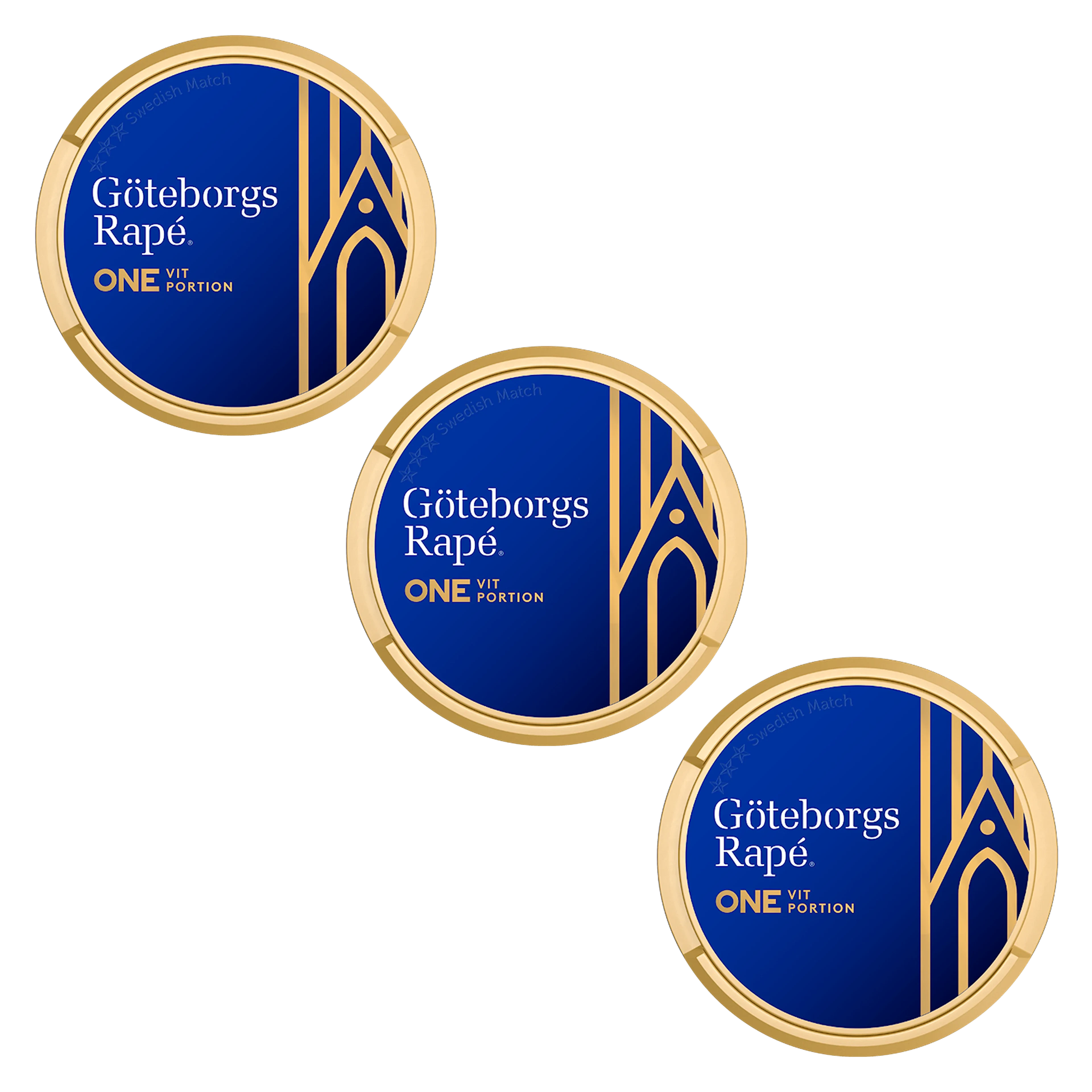 Göteborgs Rapé One Vit Portion 3-p