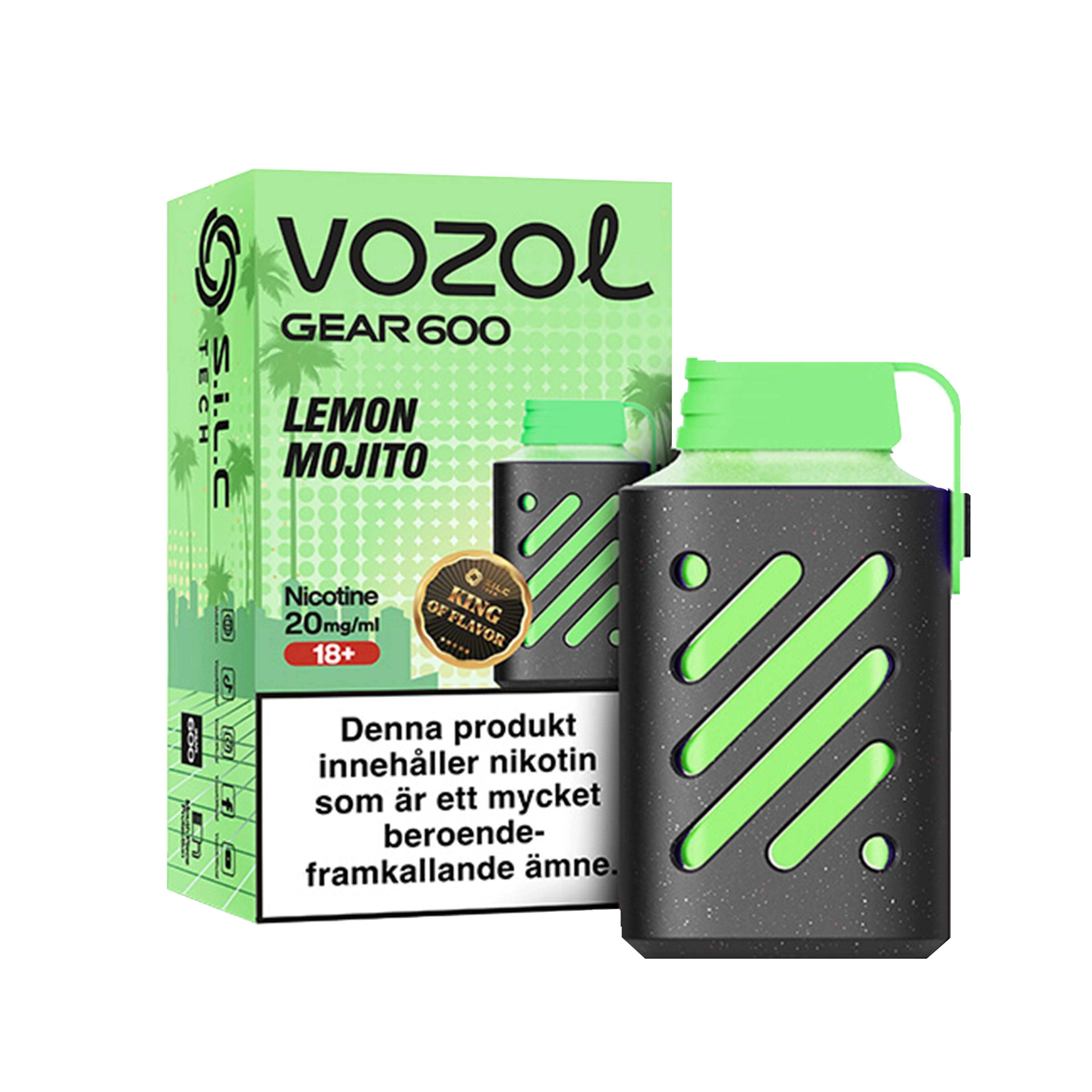 Vozol Gear 600 Lemon Mojito 20 mg
