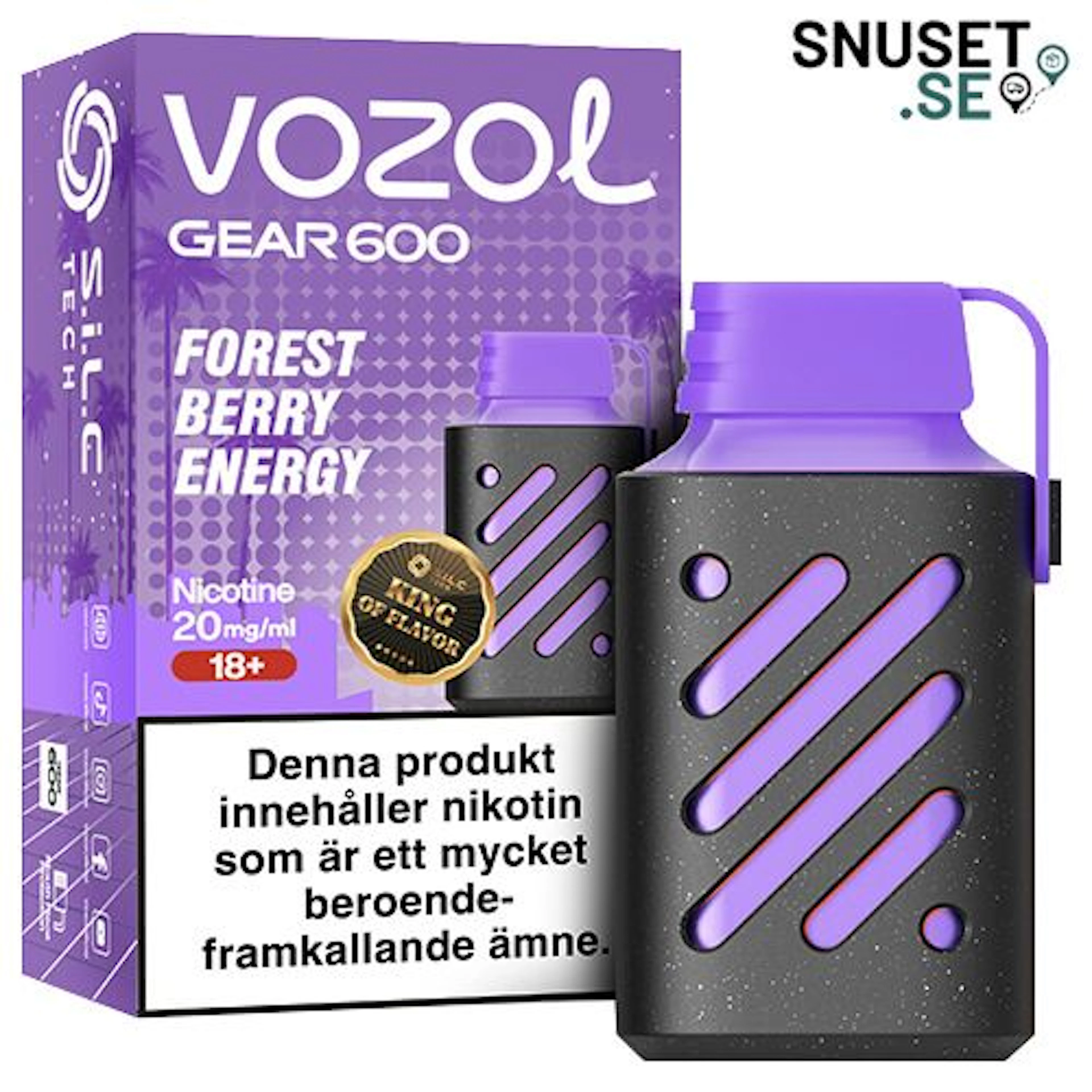 Vozol Gear 600 Forest Berry Energy 20 mg