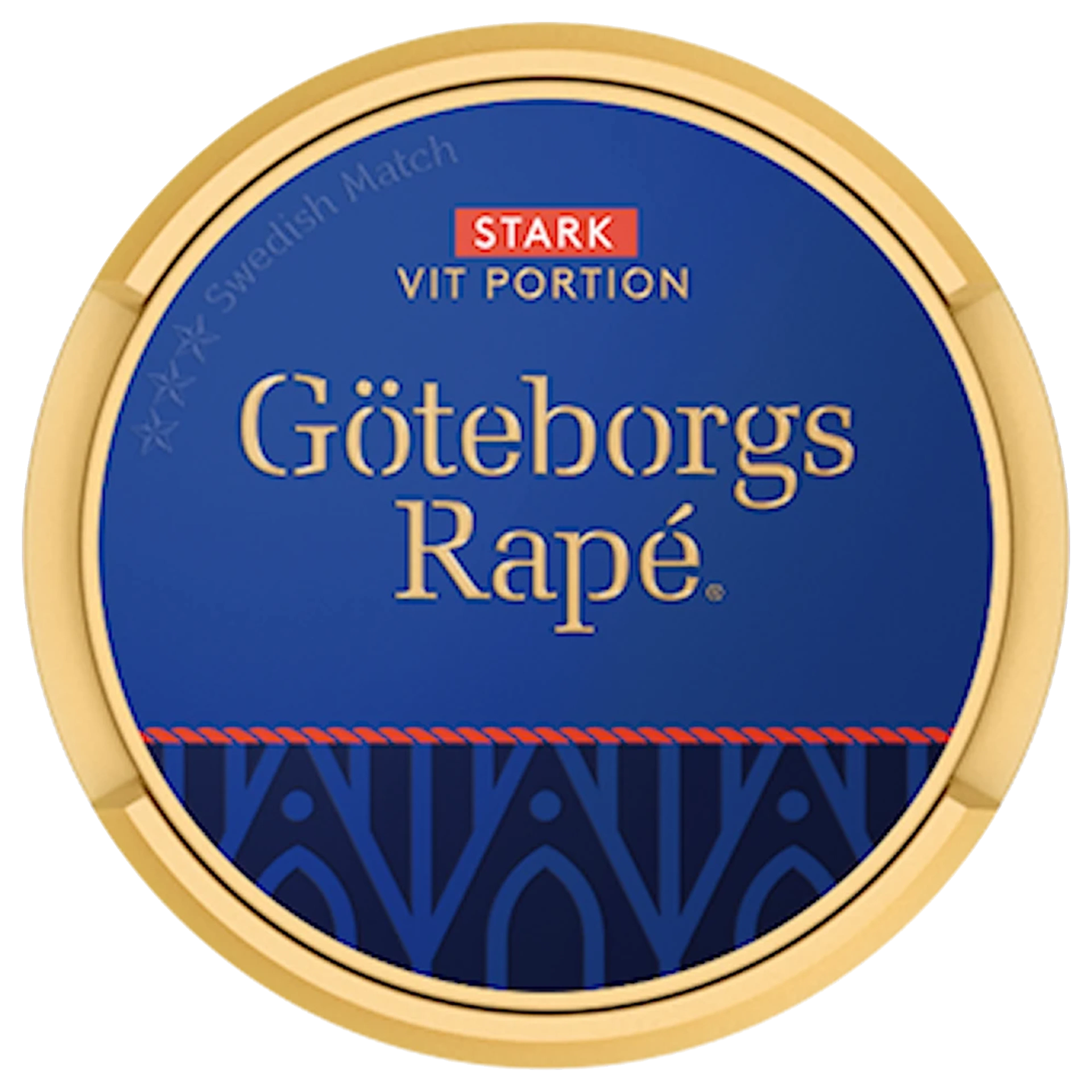 Göteborgs Rapé Stark Vit Portion