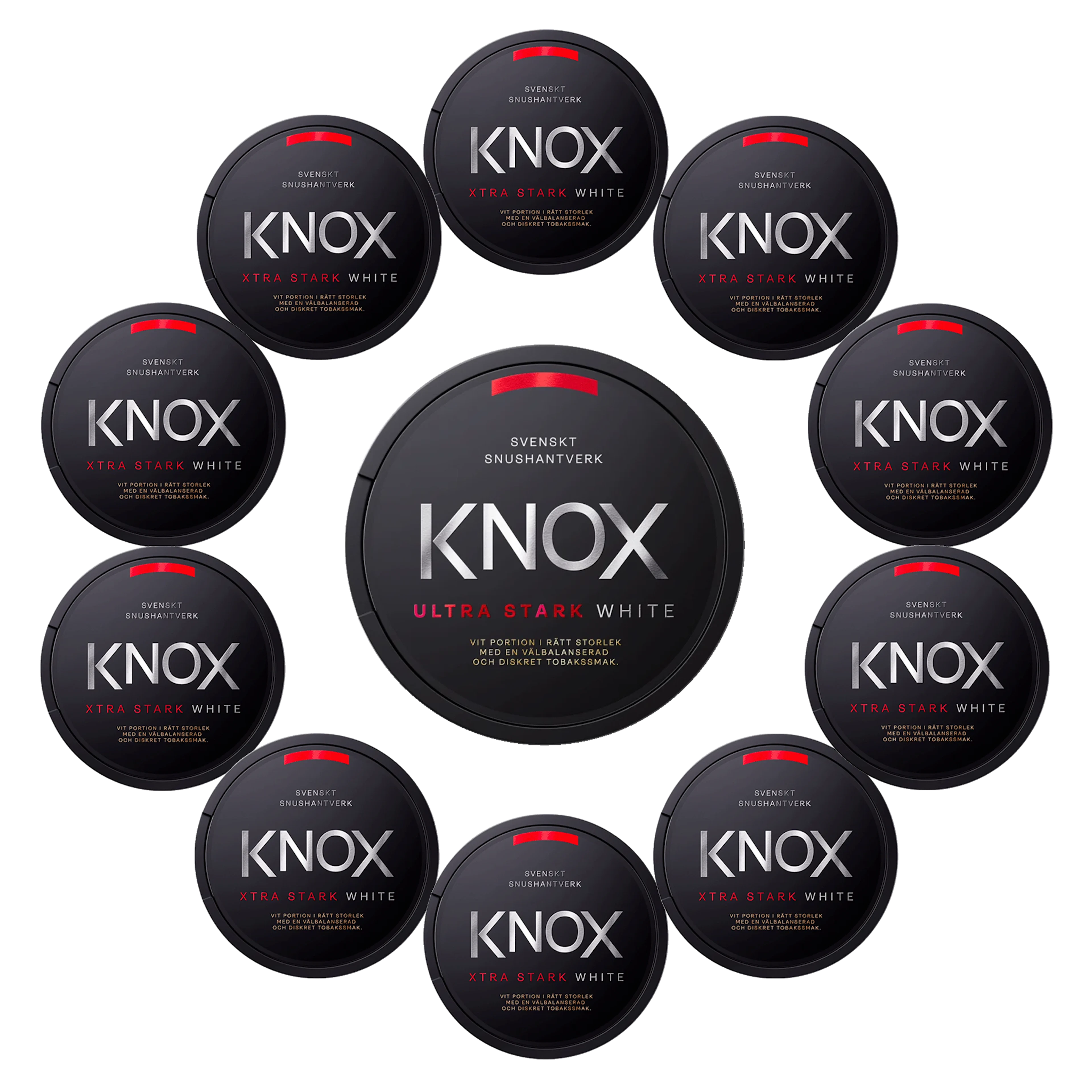Knox extra Stark Vit Portion+Knox Ultra Stark White 11-p