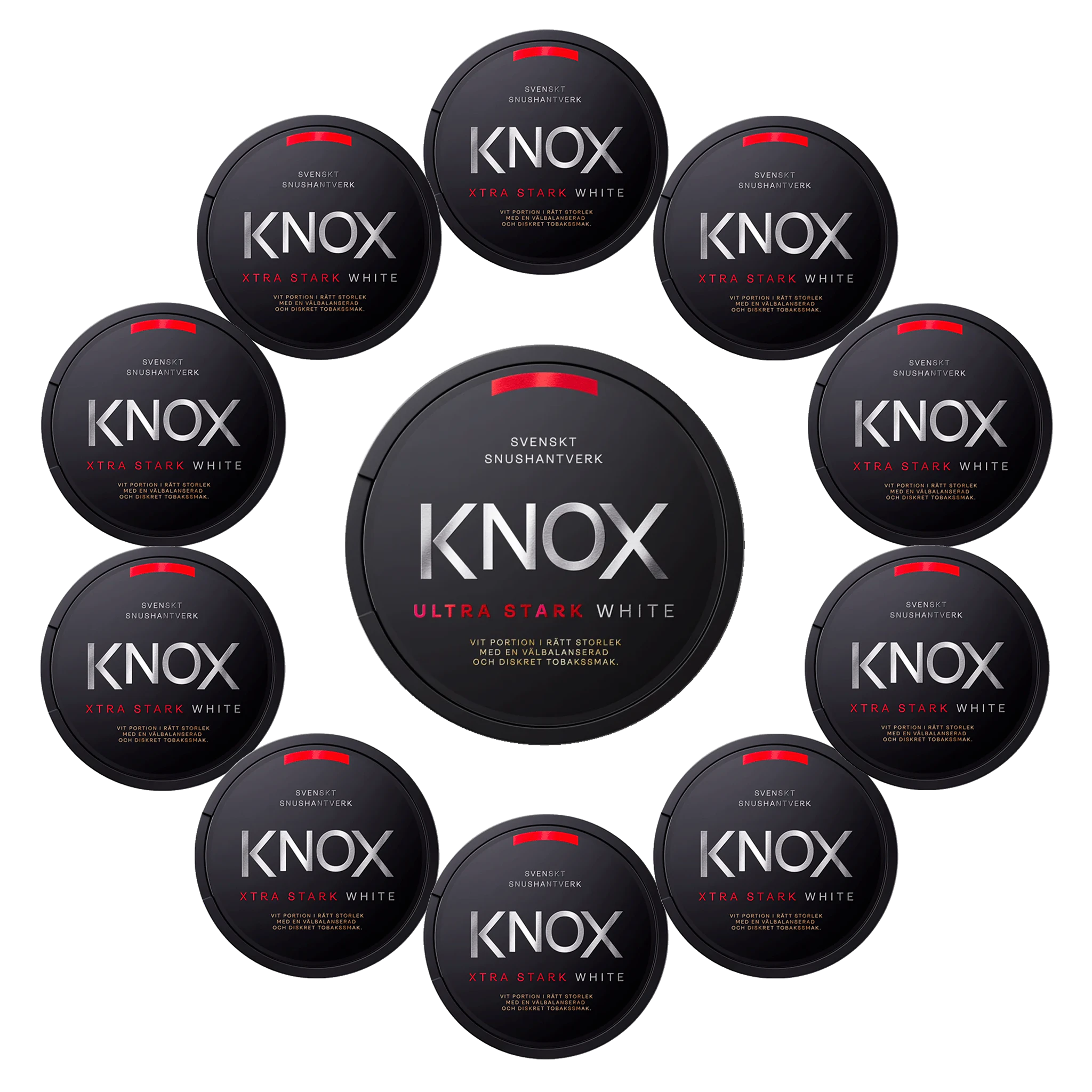Knox extra Stark Vit Portion+Knox Ultra Stark White 11-p