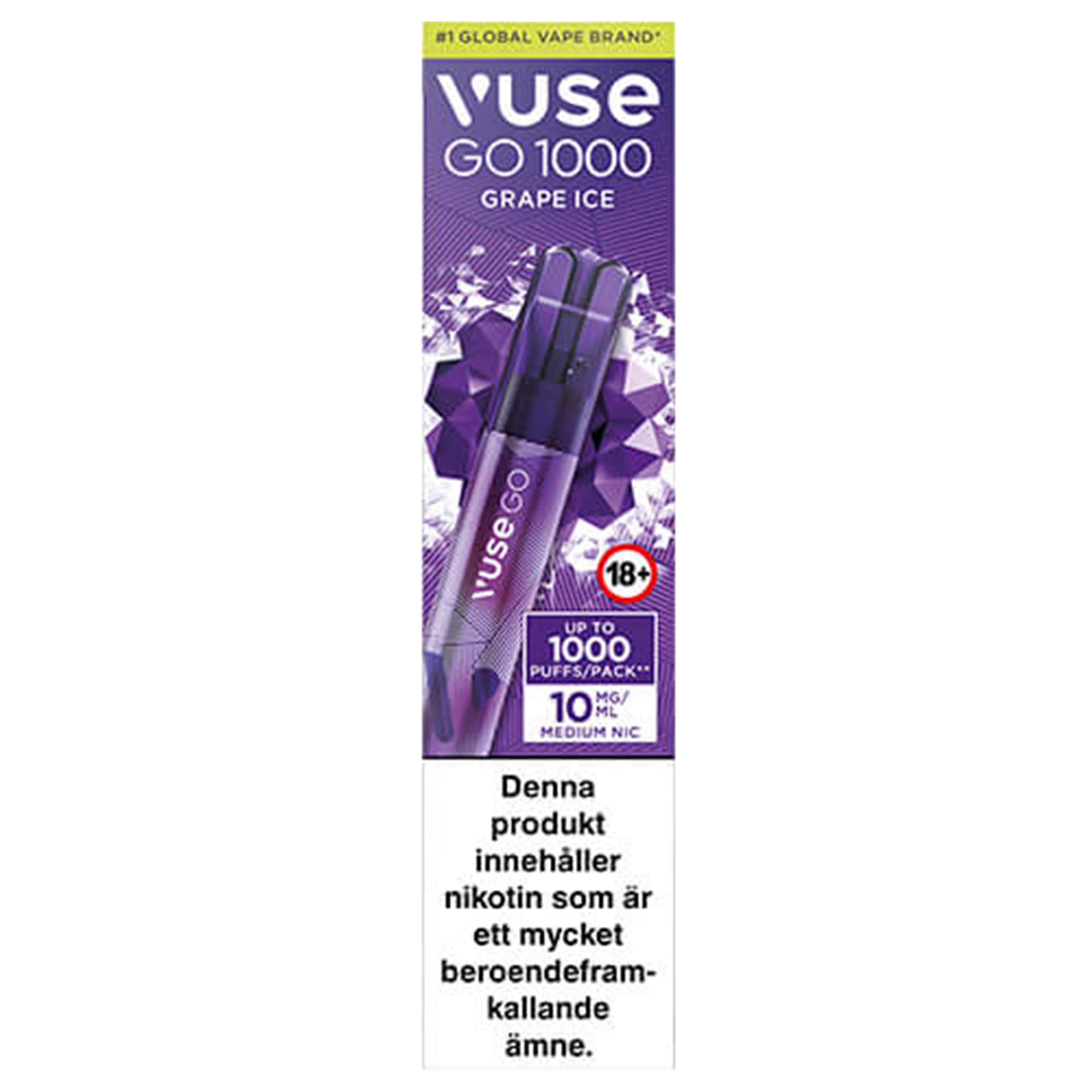 Vuse Go Grape Ice 1000 10 mg