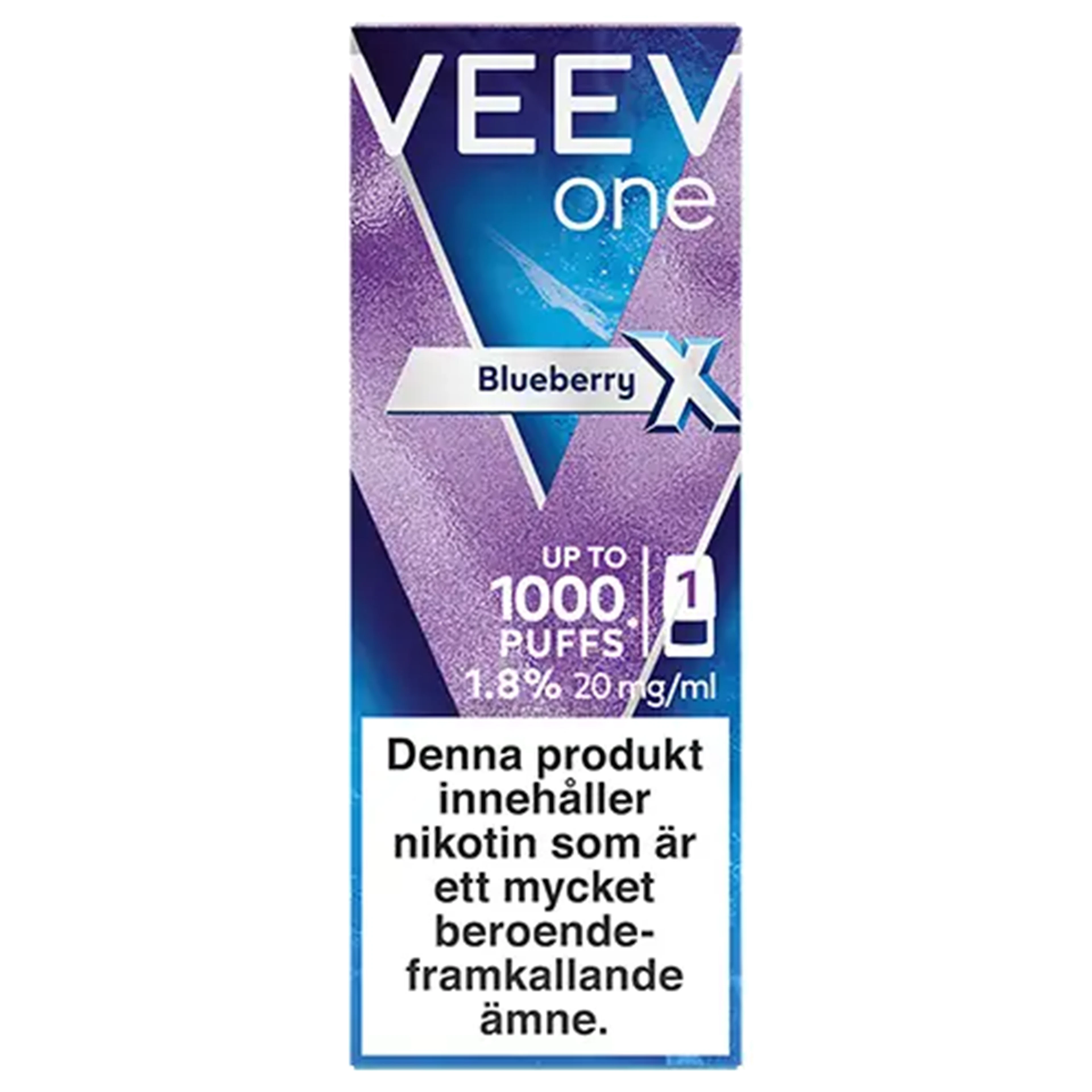 Veev One Pod Blueberry X 1000 20 mg