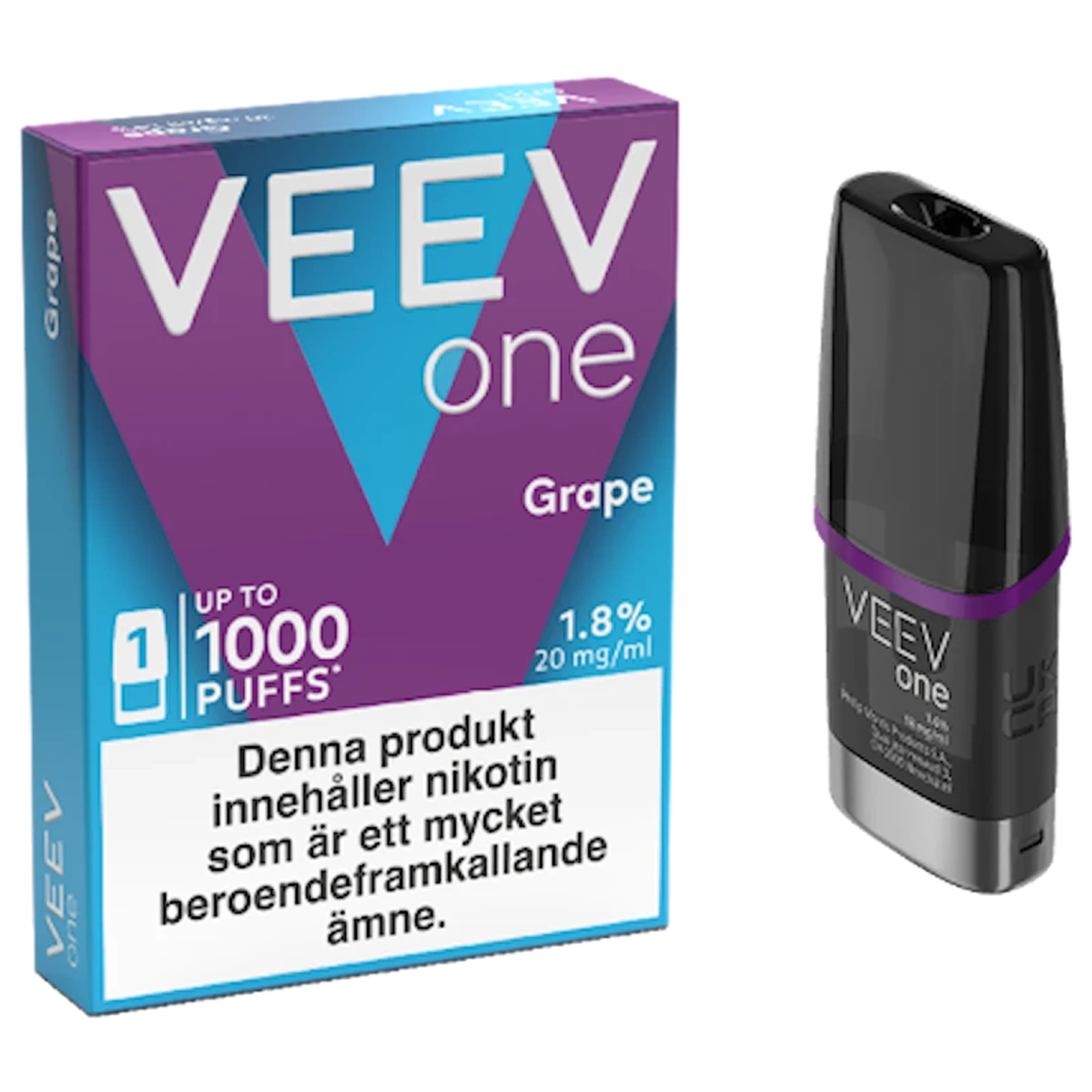 Veev One Pod Grape 1000 20mg