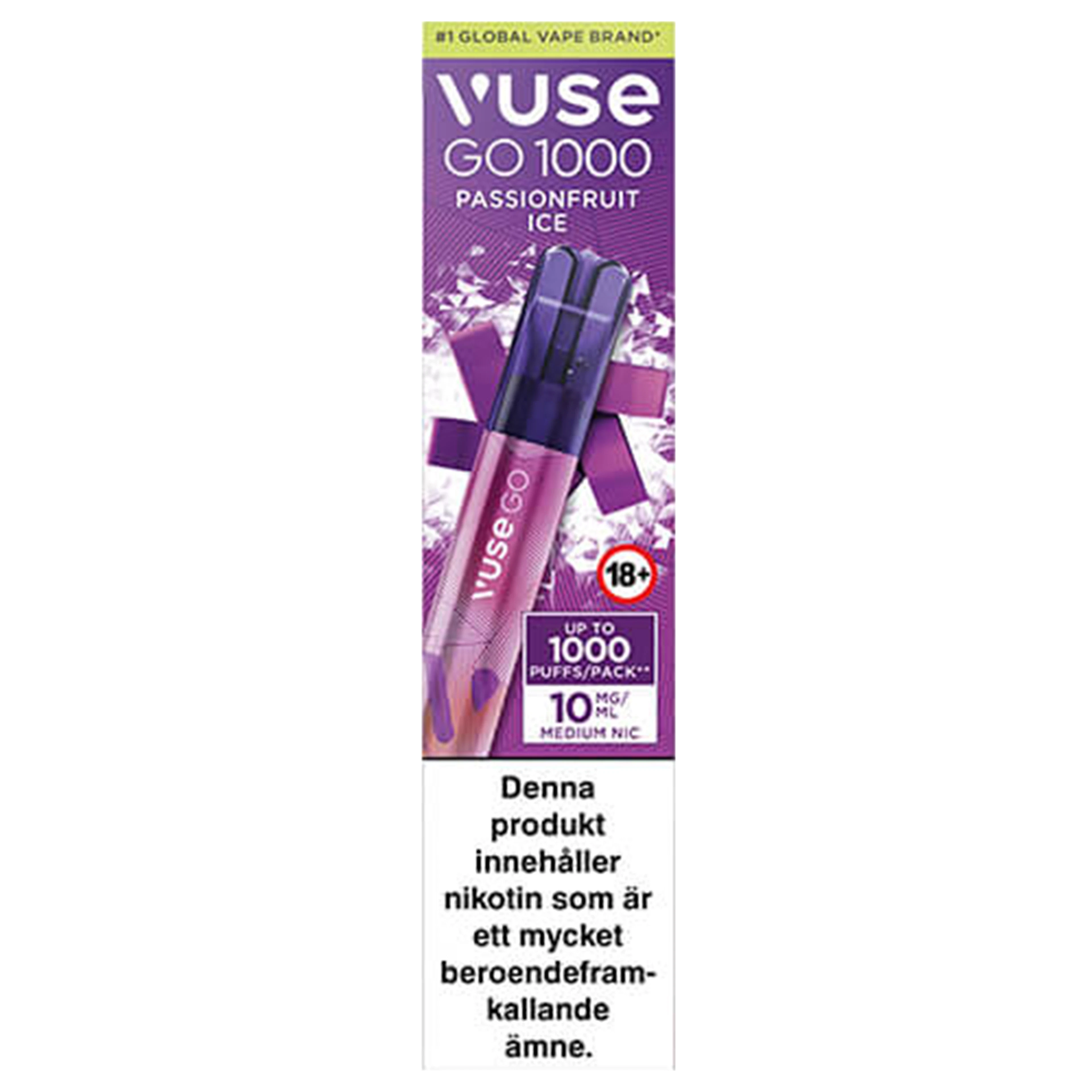 Vuse Go Passionfruit Ice 1000 10 mg