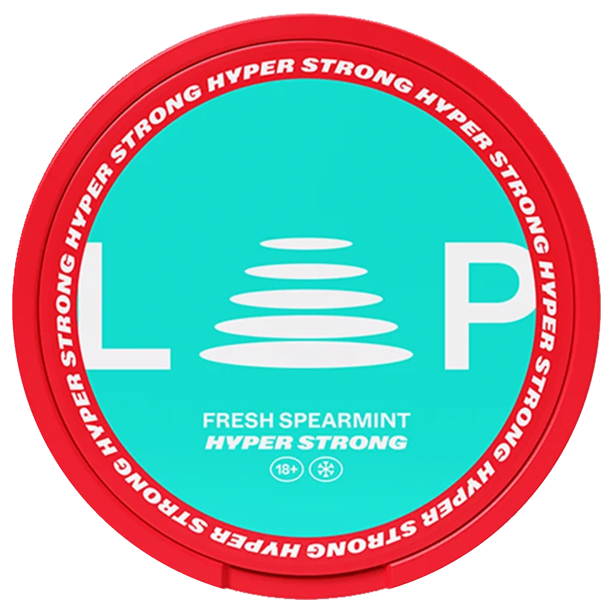 Loop Fresh Spearmint Hyper Strong Slim Vitt snus