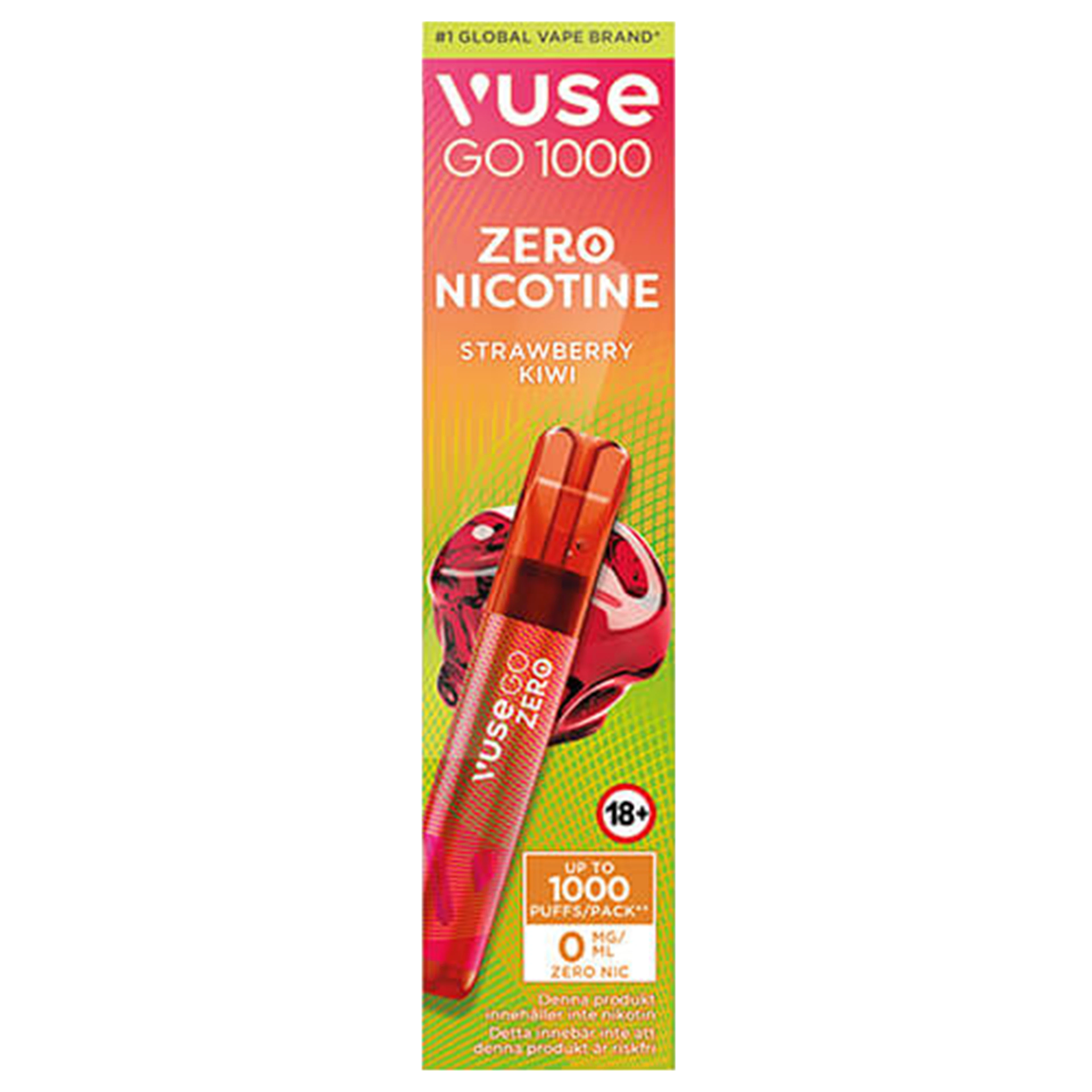Vuse Go Strawberry Kiwi 1000 Nikotinfri