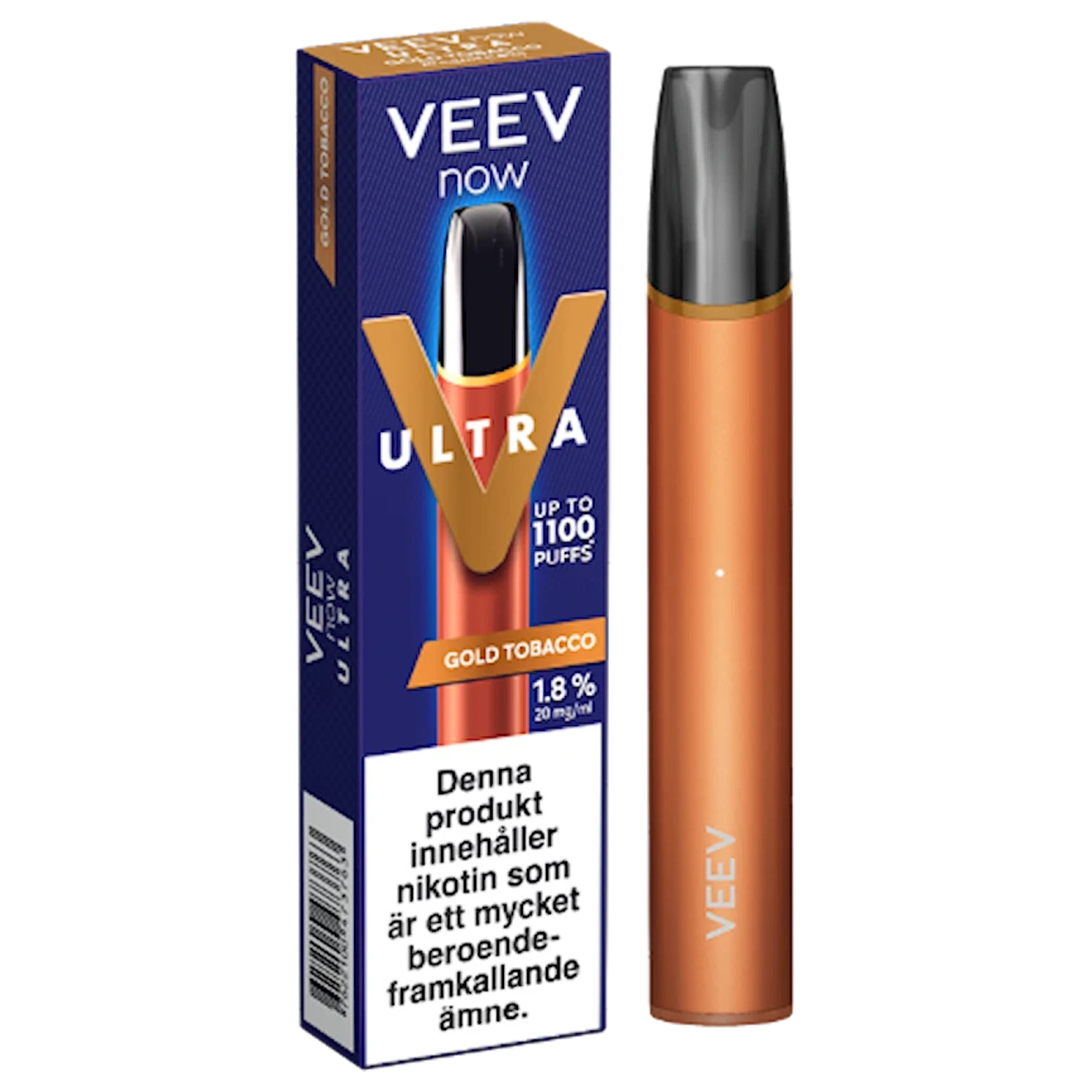 Veev Now Ultra Gold Tobacco 1100 20mg