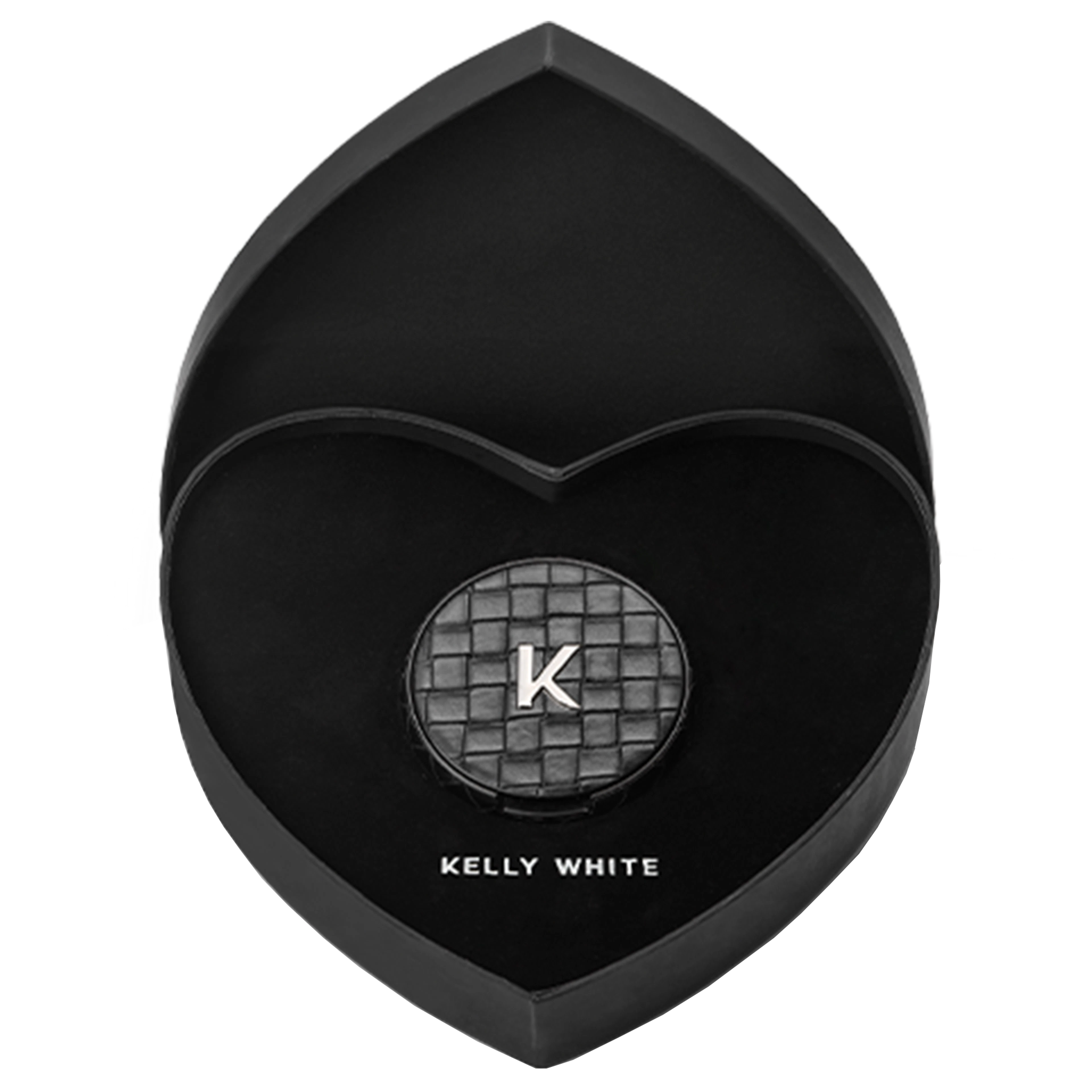 Kelly White Valentine Hart Box Black