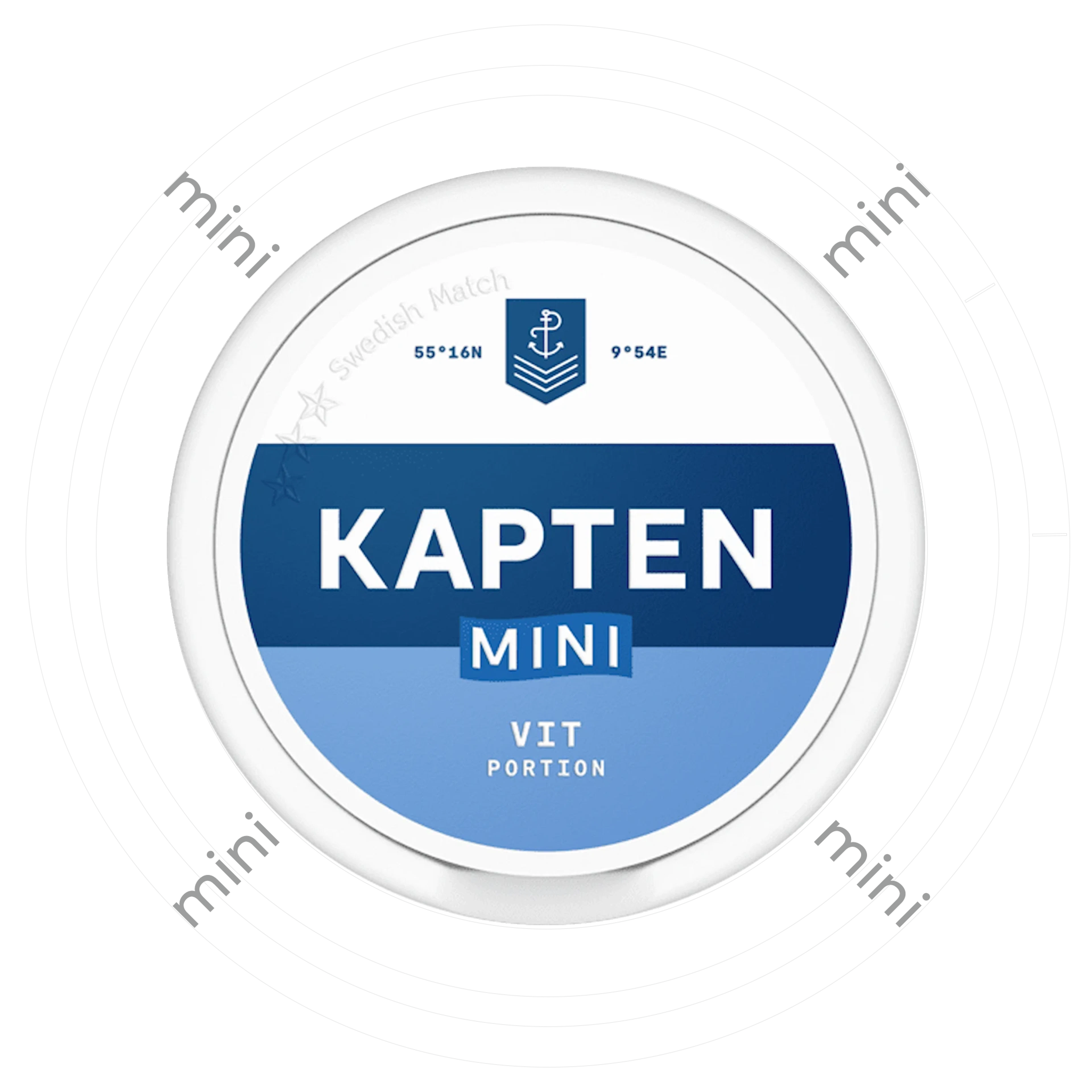 Kapten Mini Vit Portion