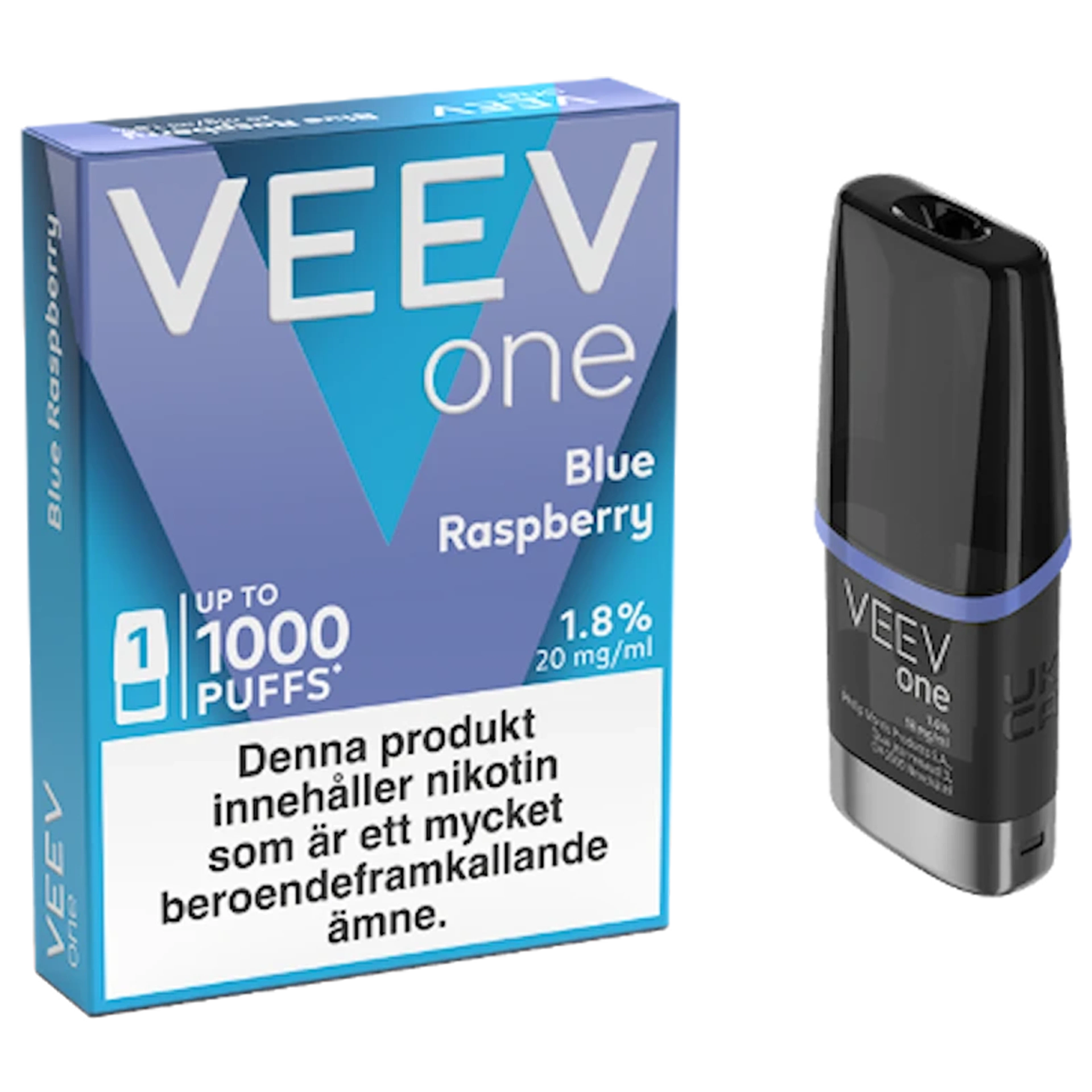 Veev One Pod Blue Raspberry 1000 20mg
