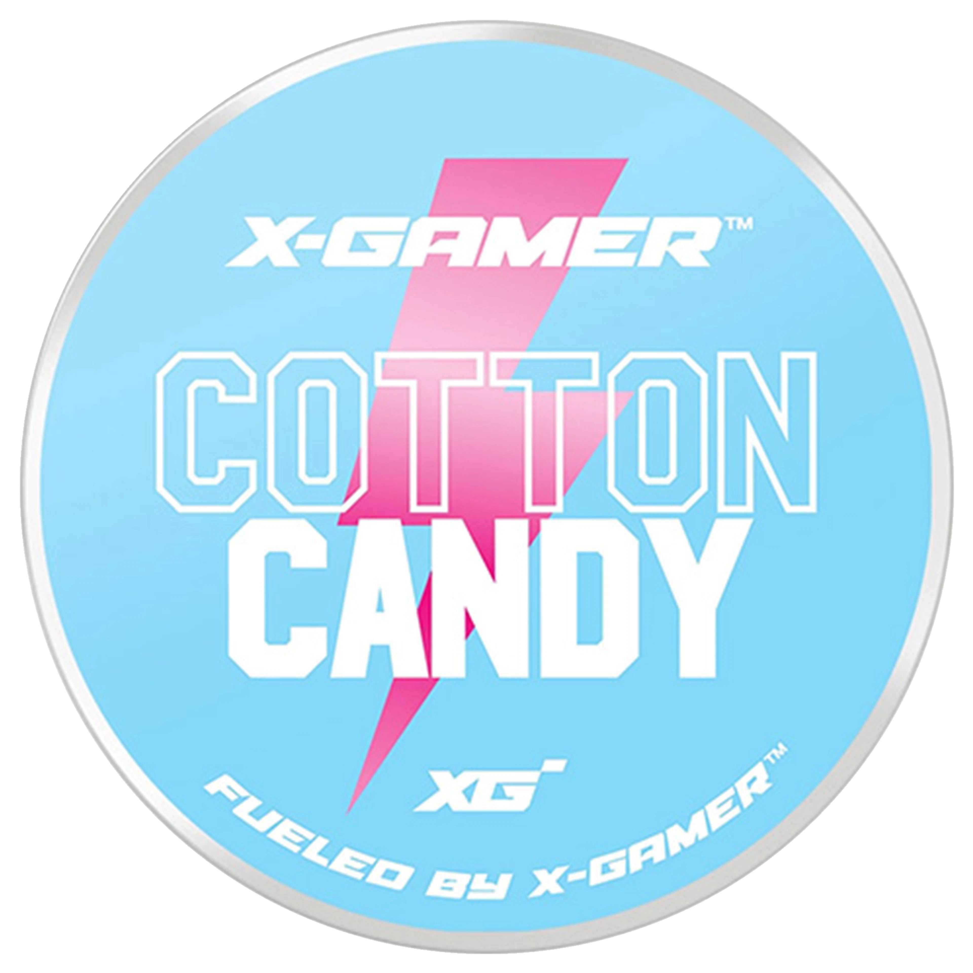 X-Gamer Cotton Candy Nikotinfritt Koffeinsnus