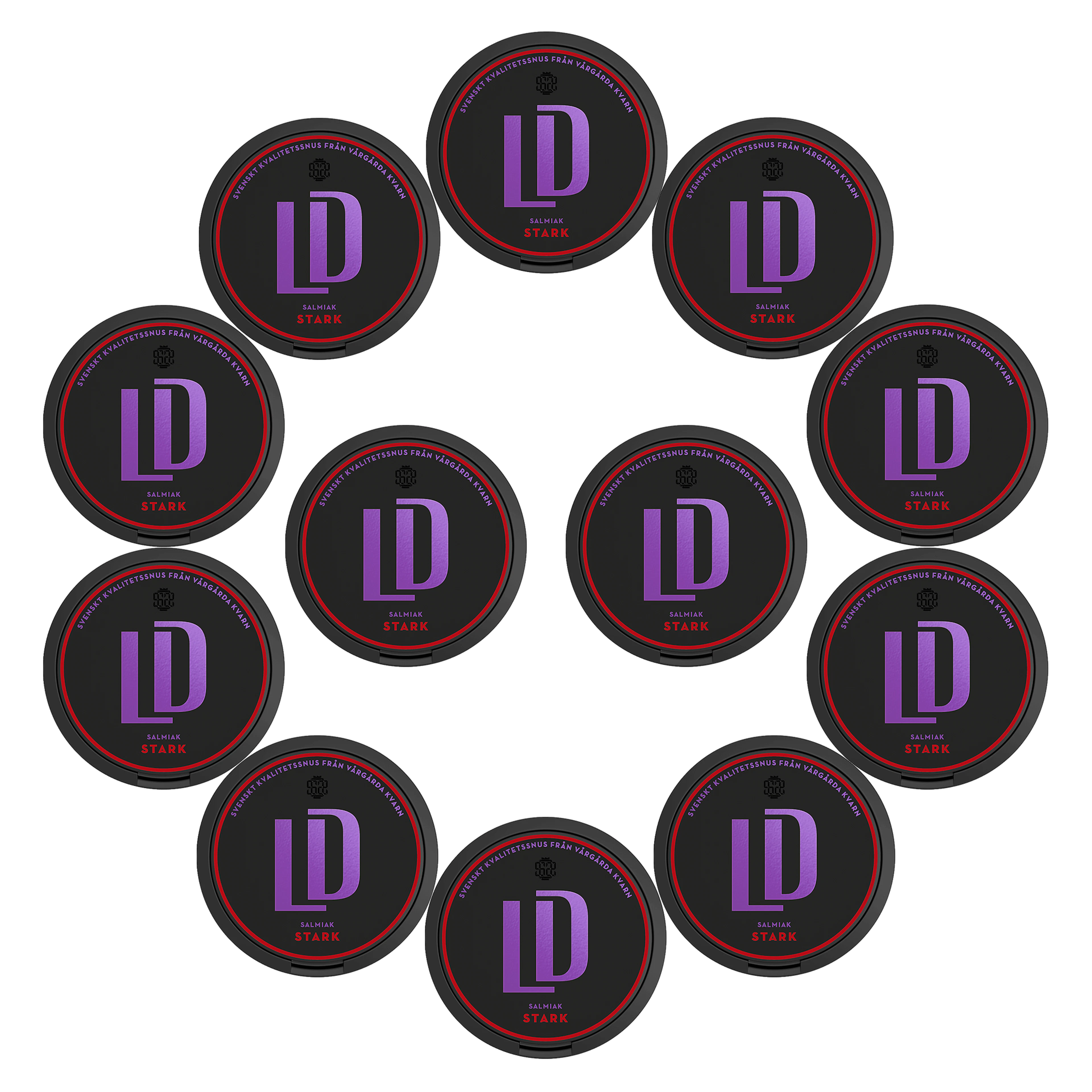 LD Salmiak Stark Portionssnus 12-p