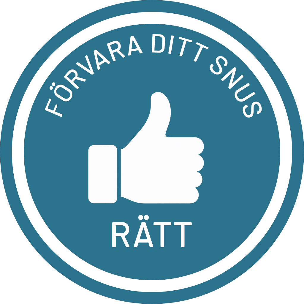 Förvara ditt snus rätt